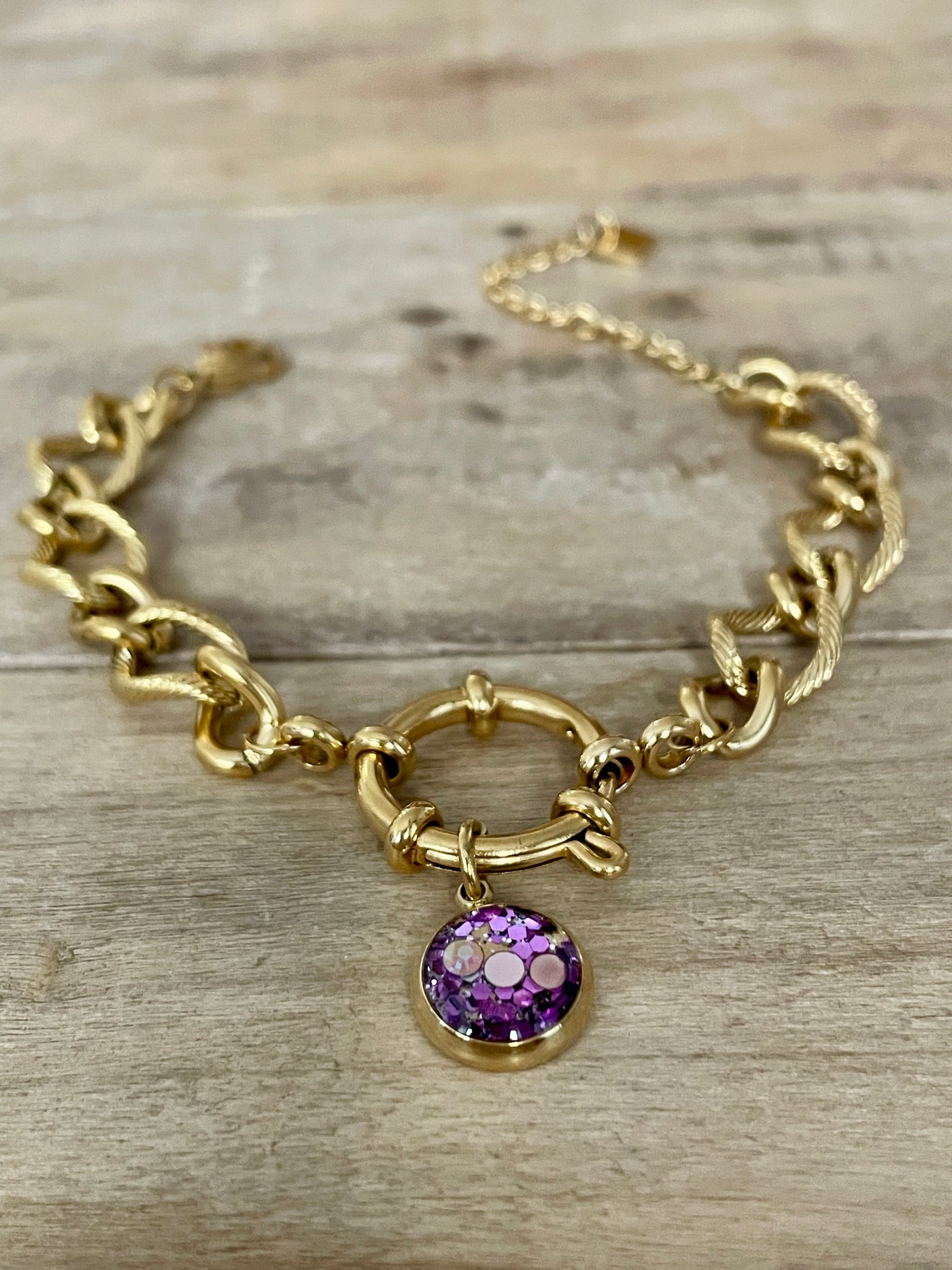 Bracelet doré CALYPSO Kilos émotionnels