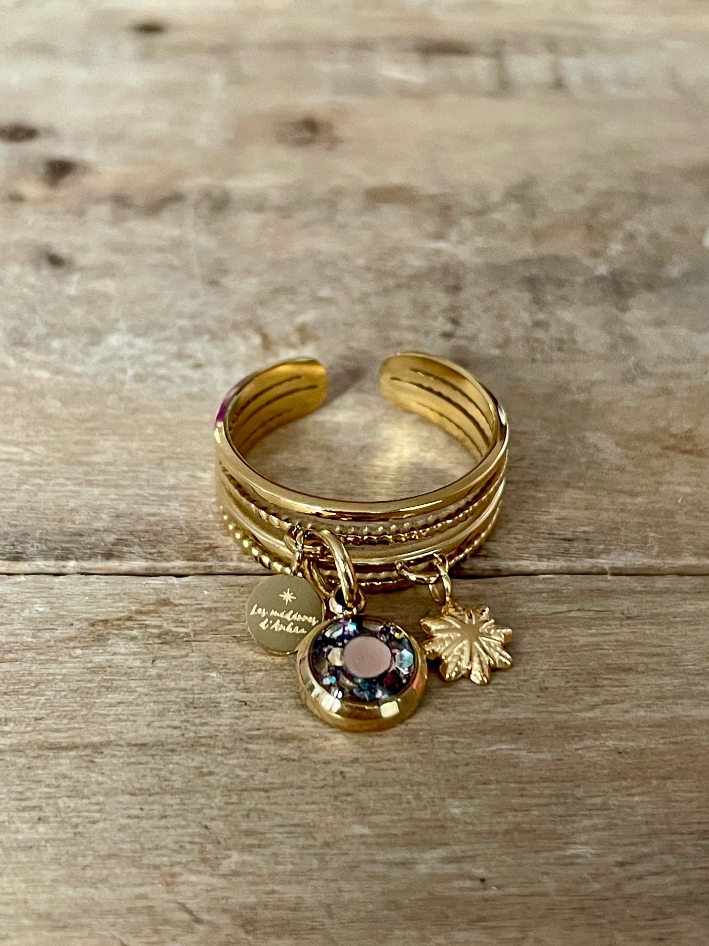 Bague doré STELLA Mémoires karmiques