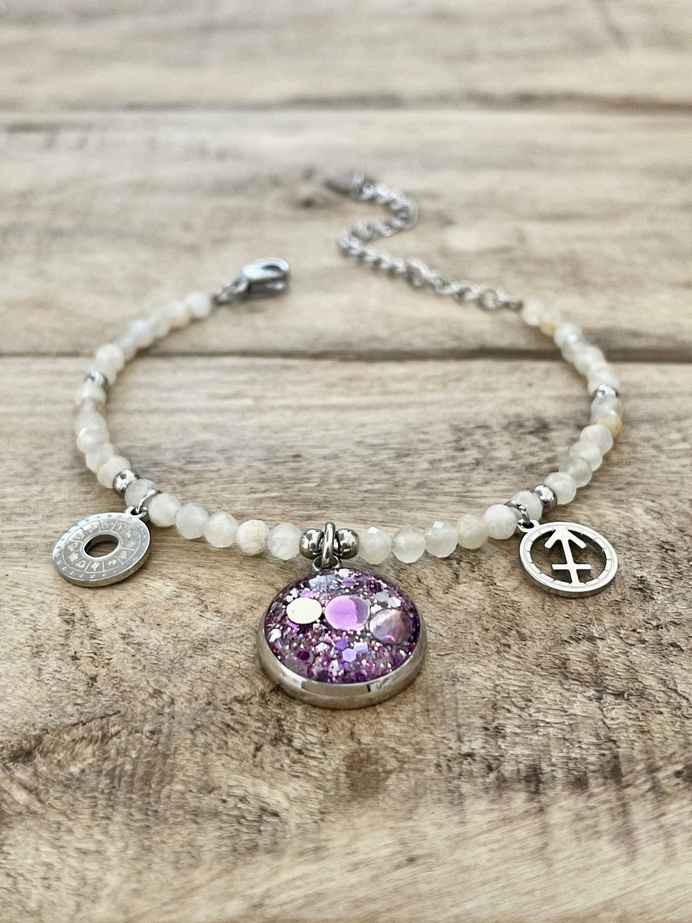 Bracelet argenté ASTRO soin surprise