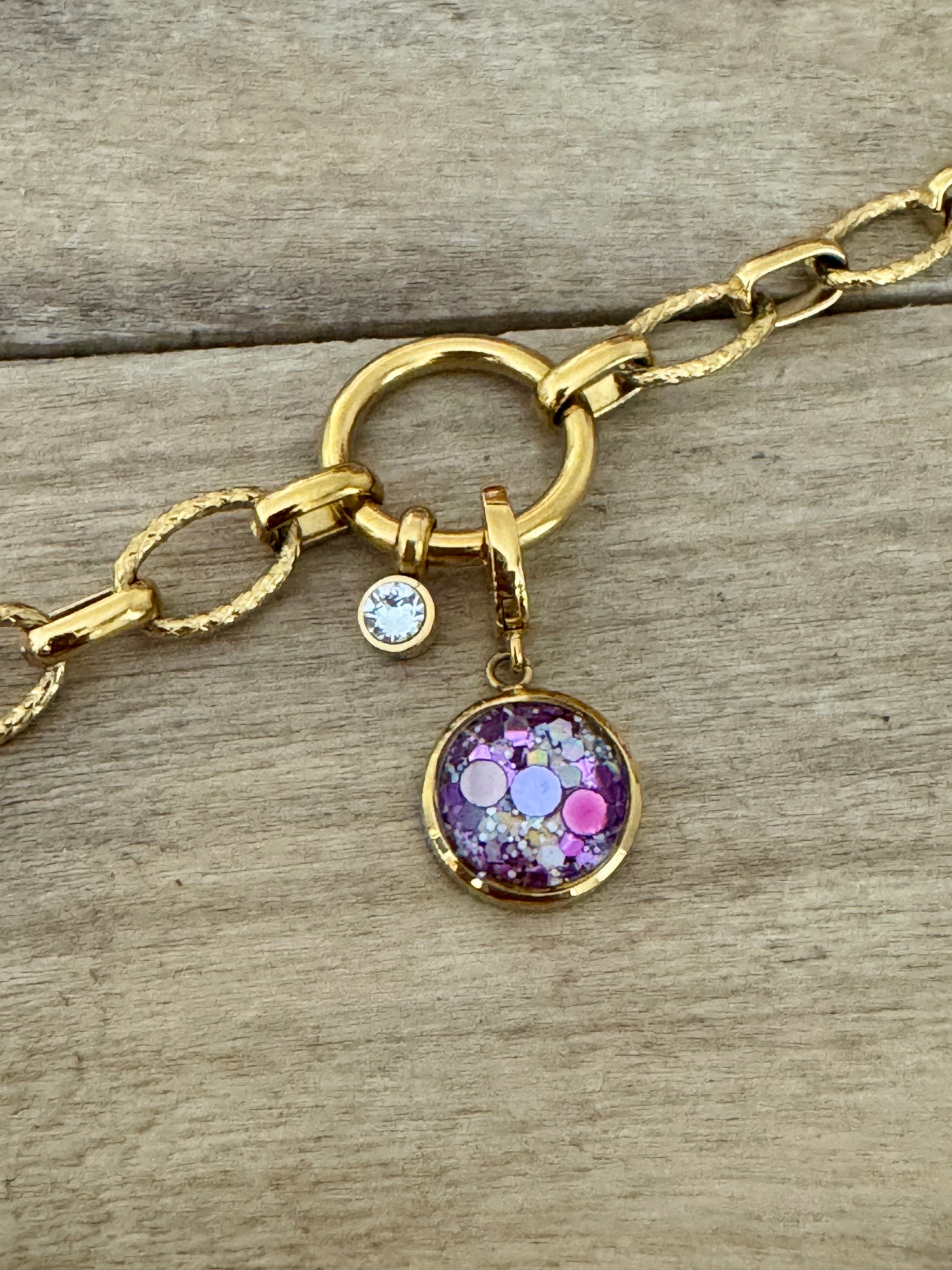 Charm doré Abondance (vendu sans bracelet)