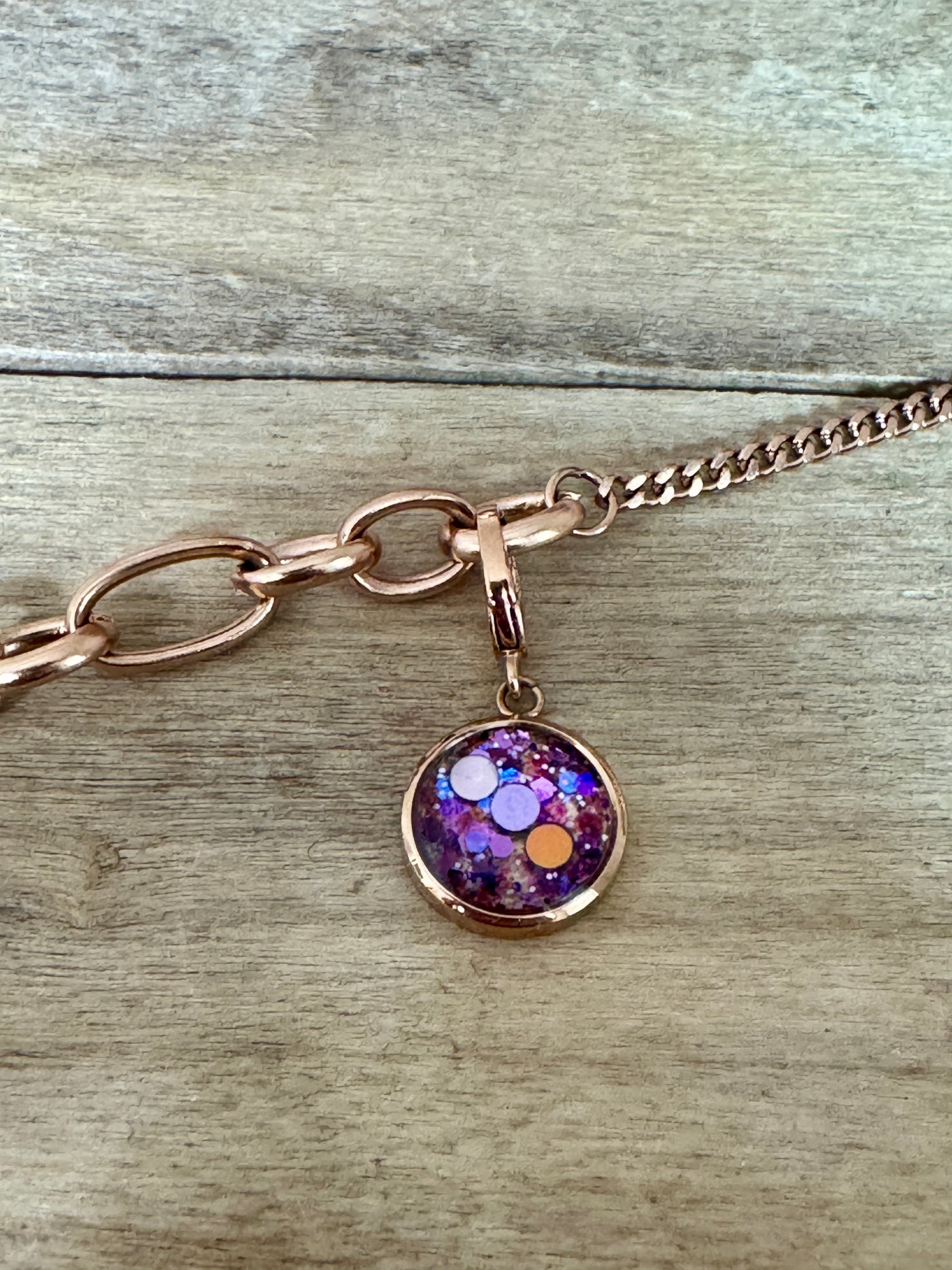Charm or rose Choc émotionnel (vendu sans bracelet)