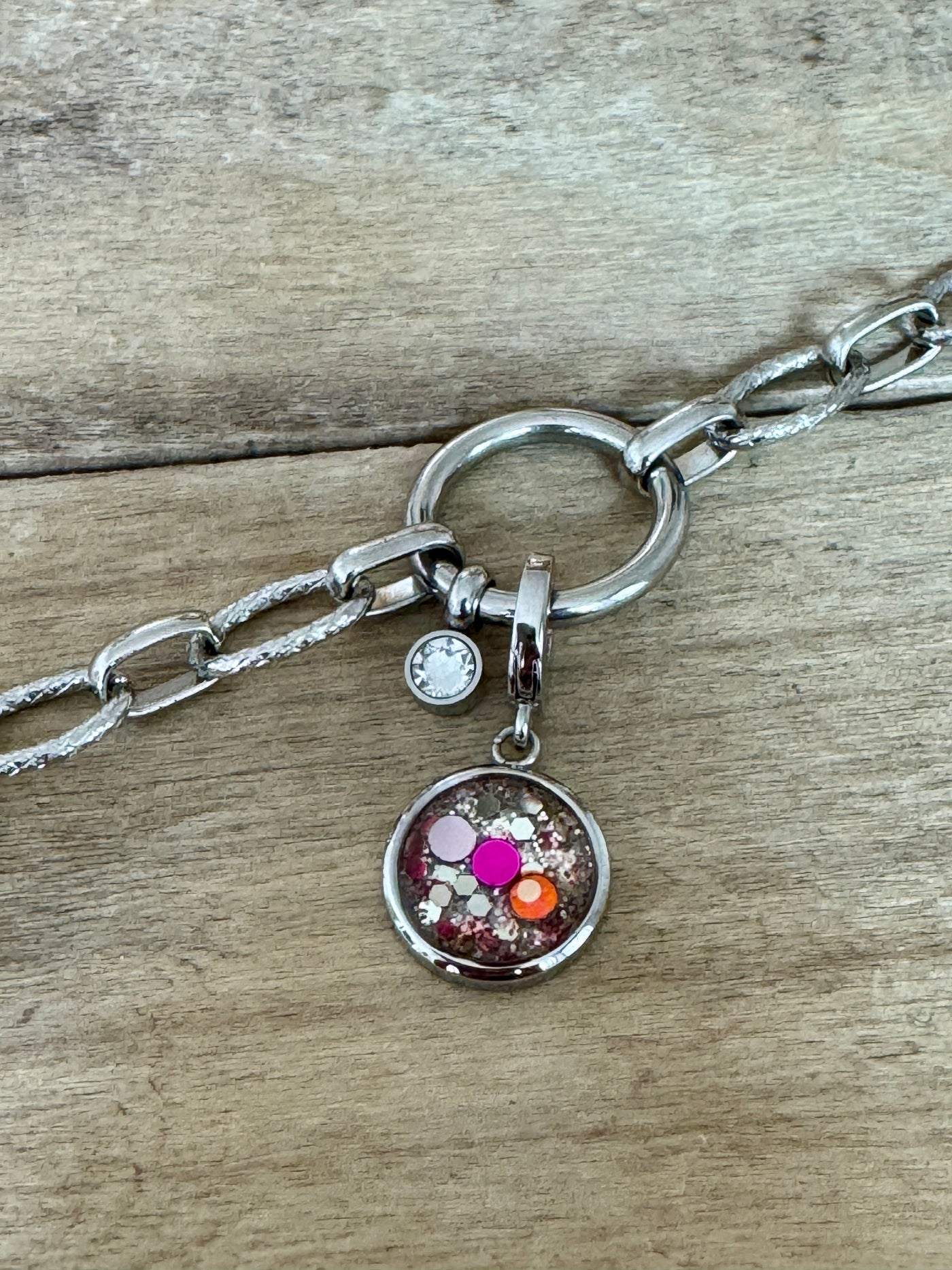 Charm argenté Procréation (vendu sans bracelet)