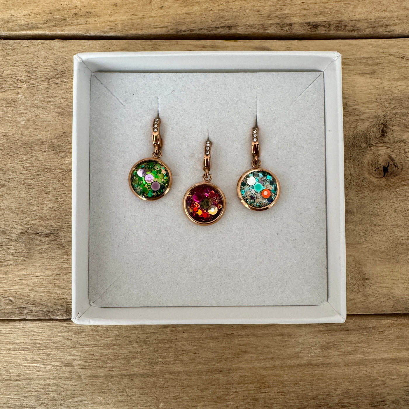 Mini coffret Charms Cristal thématique au choix