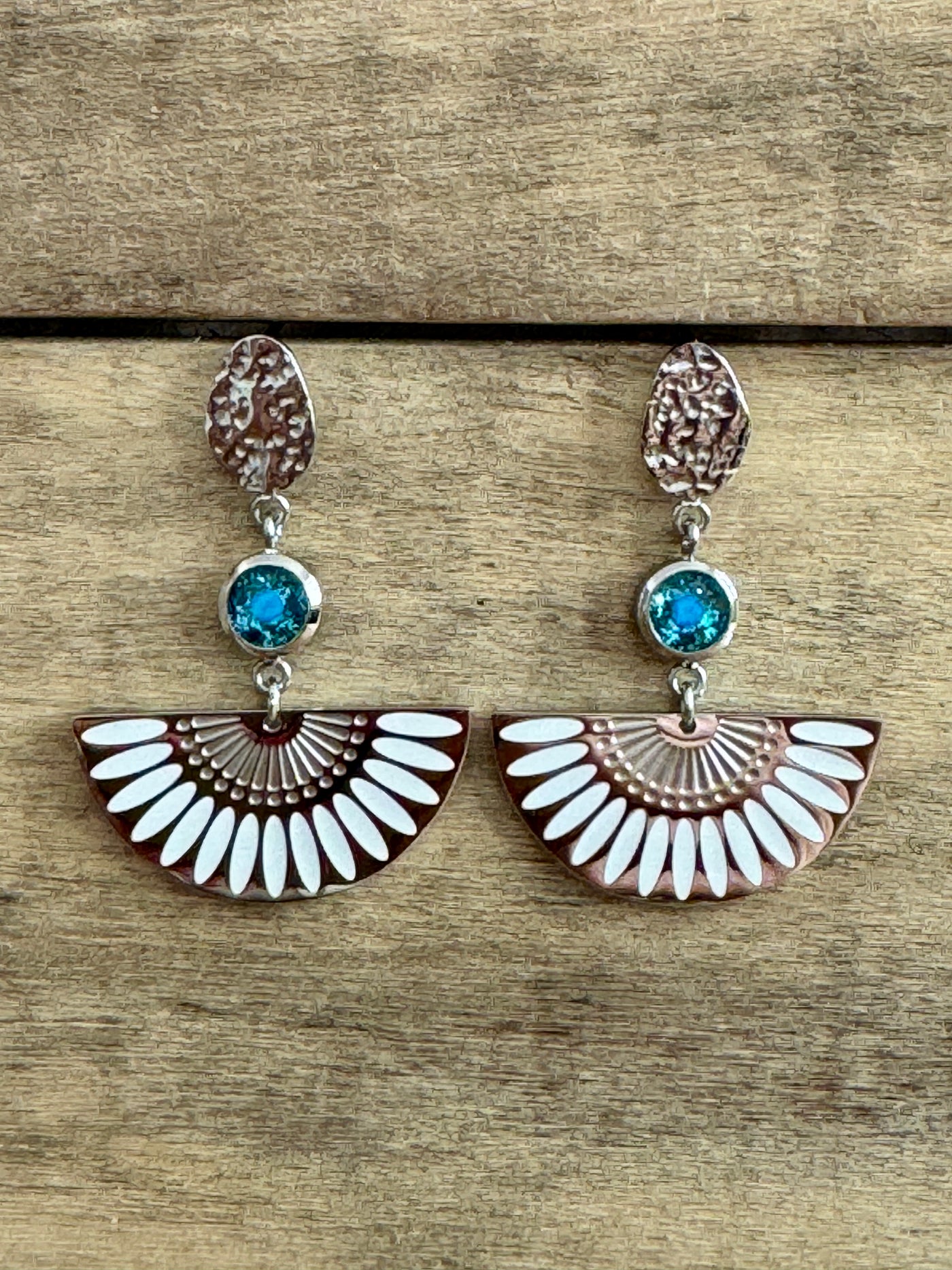 Boucles d'oreilles argentée MAYA Crise émotionnelle ( expédiée à partir du 9/07 )