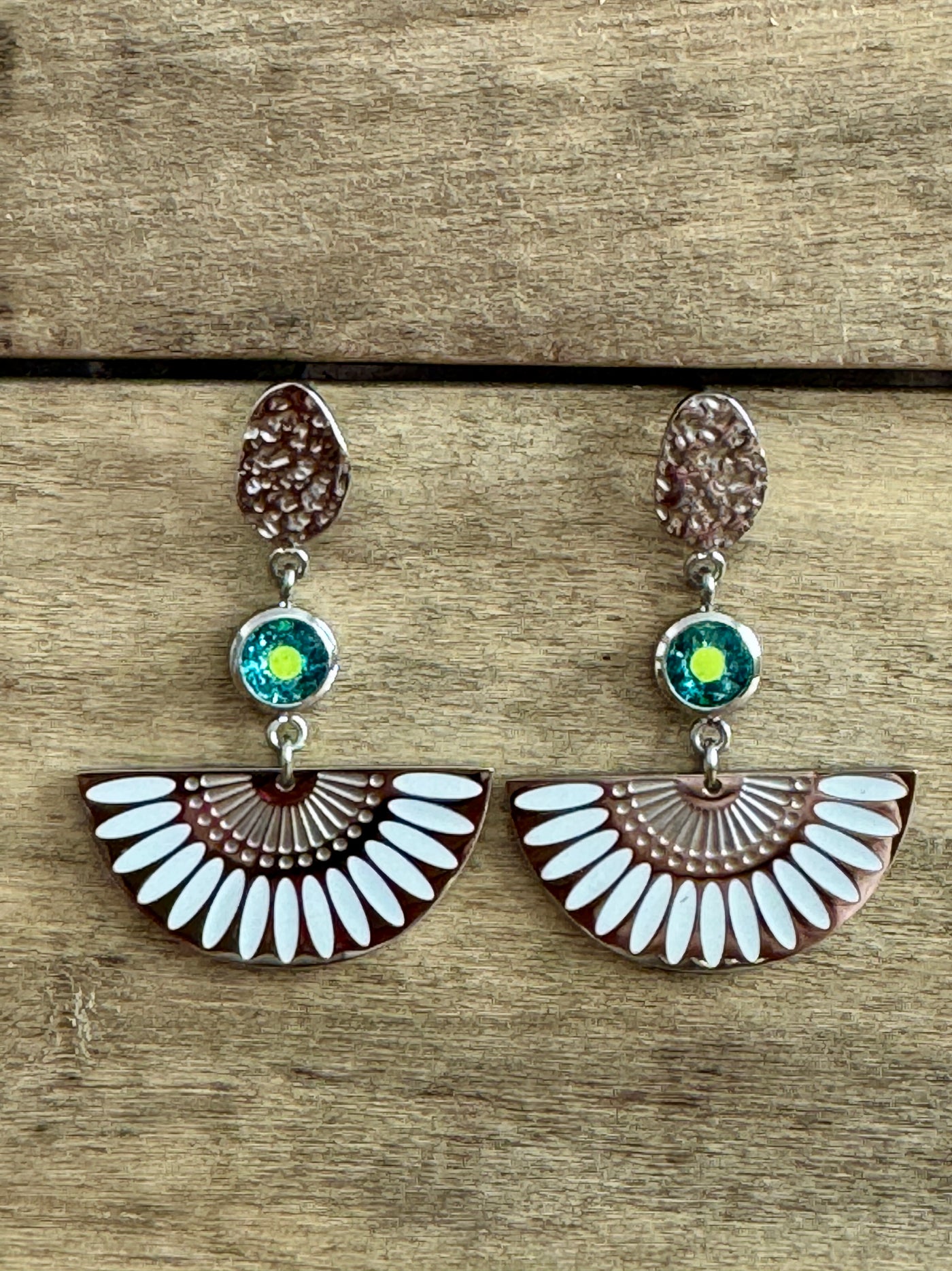 Boucles d'oreilles argentée MAYA Sécurité relationnelle