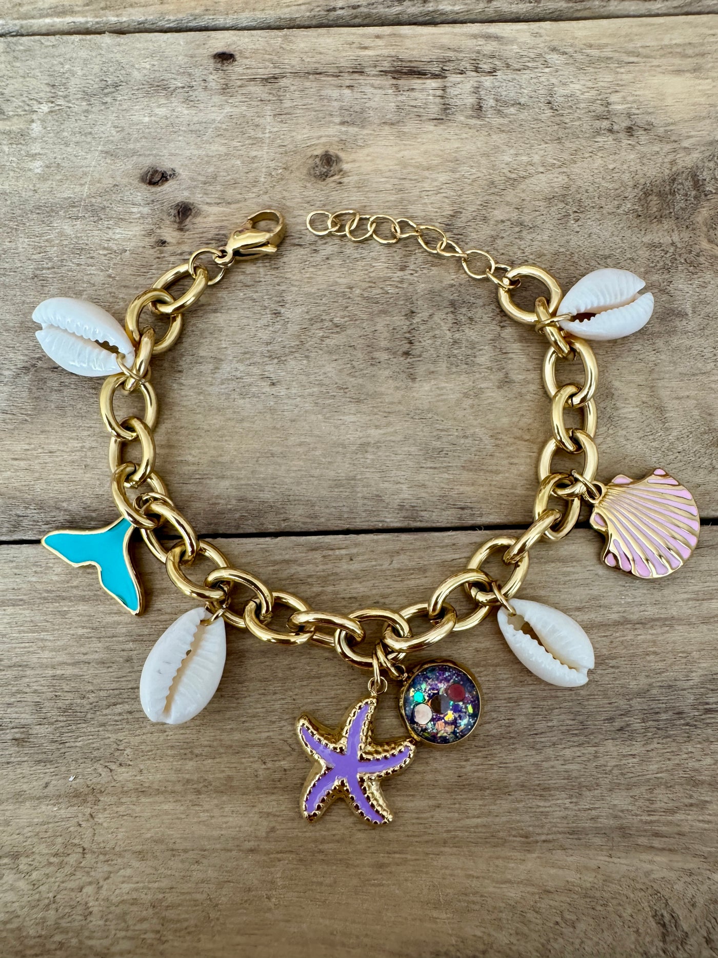 Bracelet doré néon HAWAï Procréation