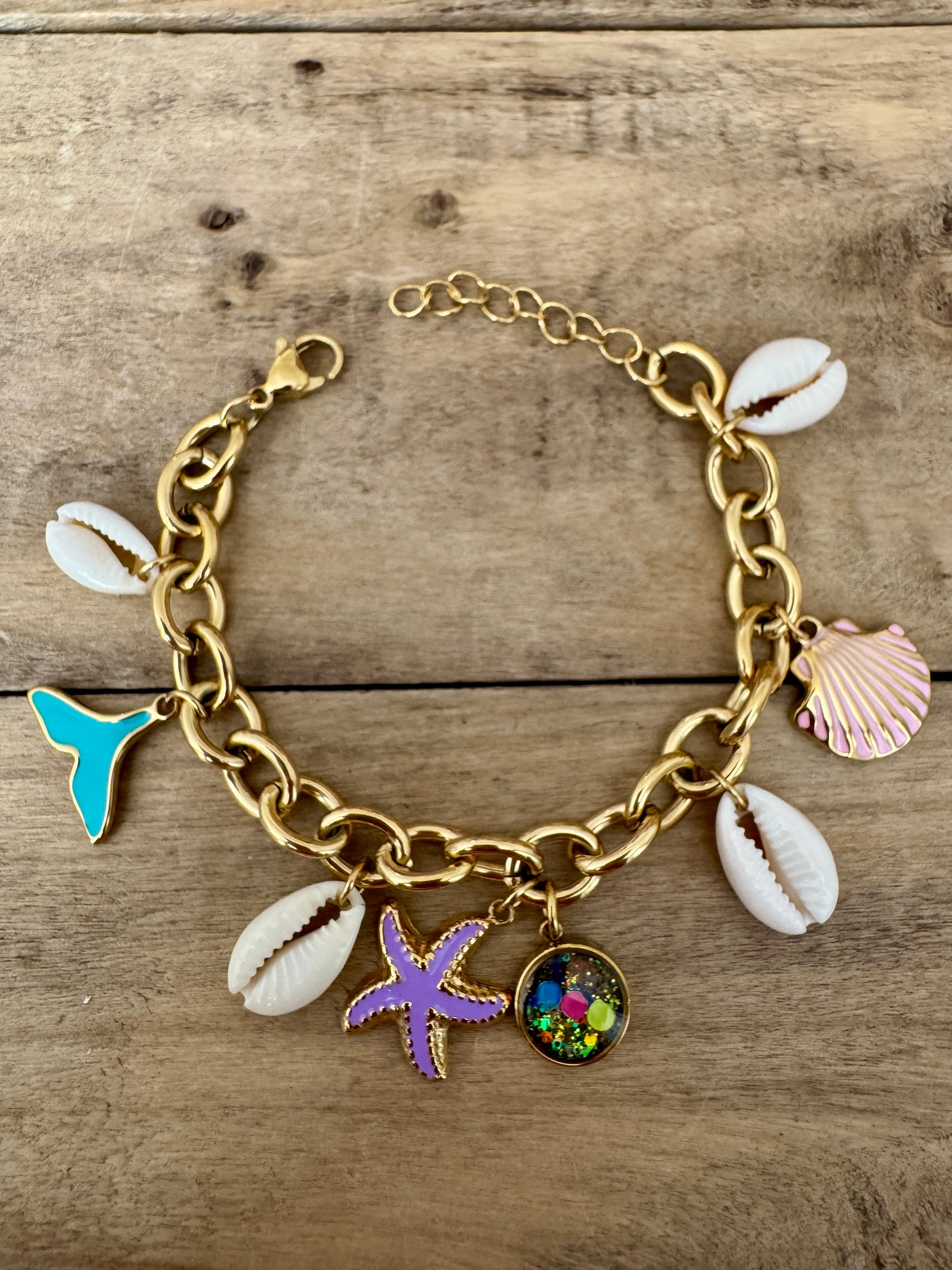 Bracelet doré néon HAWAï Phénix