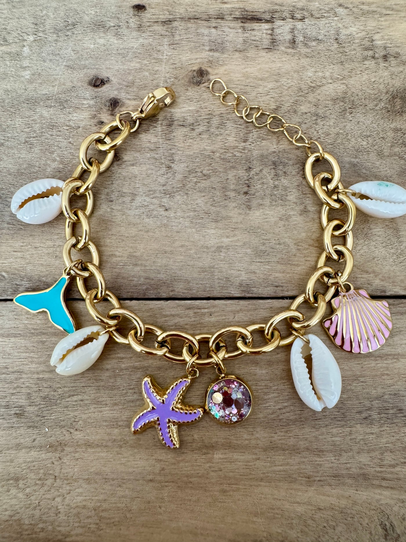 Bracelet doré néon HAWAï Féminin sacré