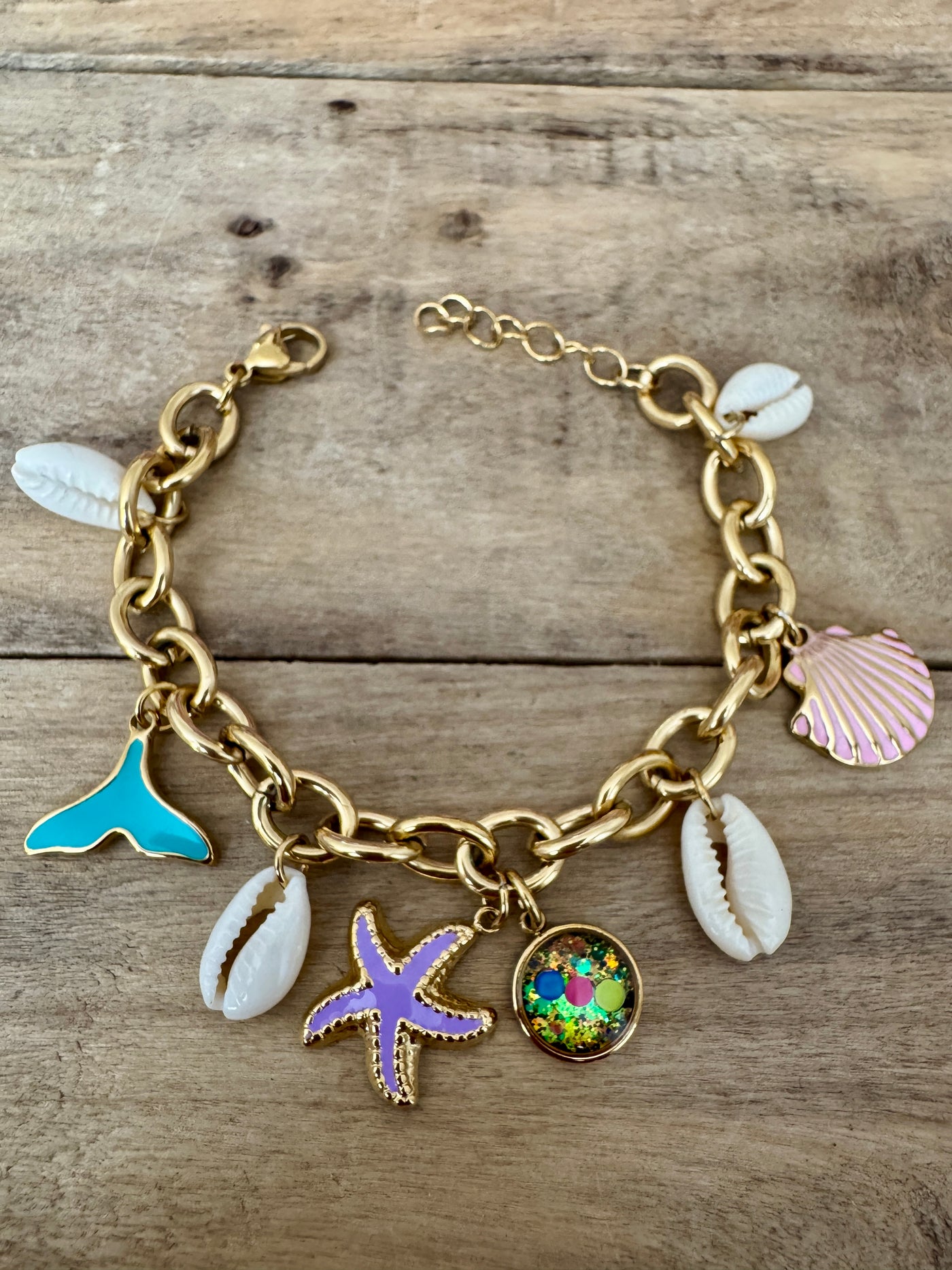 Bracelet doré néon HAWAï Enfant intérieur