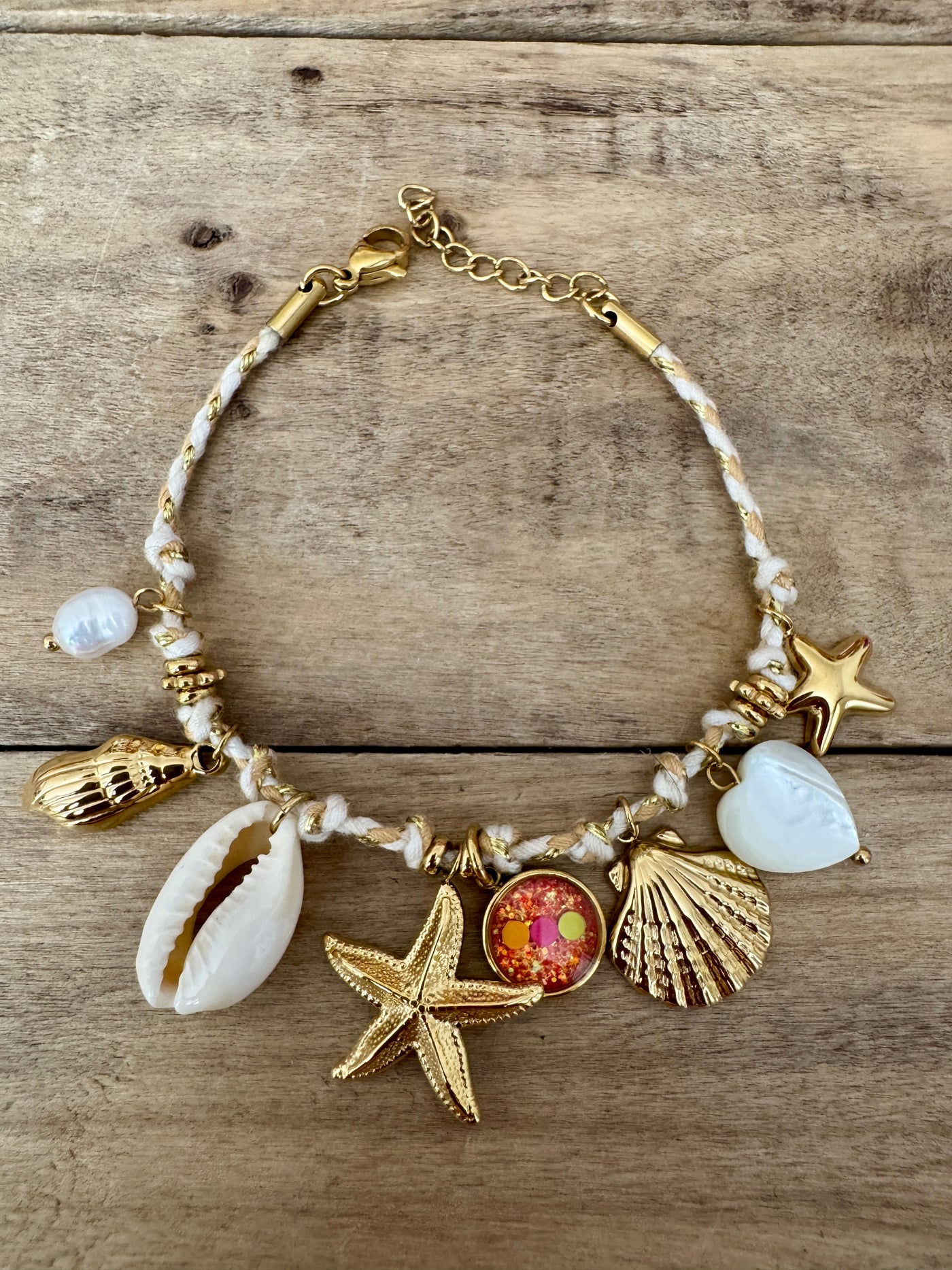 Bracelet doré néon HAWAï Amour de soi