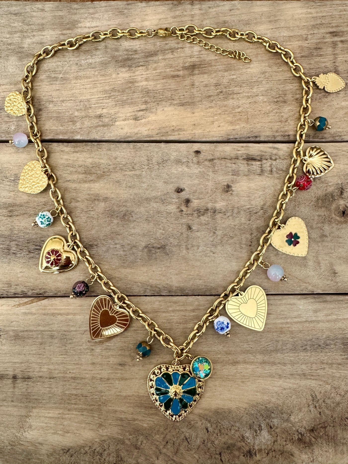 Collier doré néon Copa Cabana Etre soi