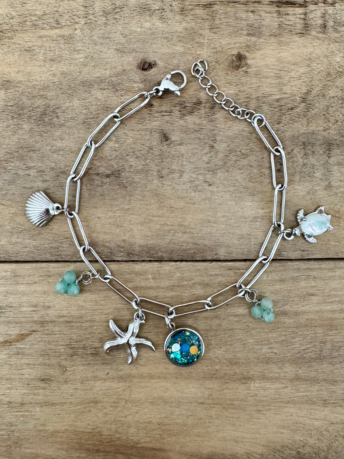 Bracelet argenté néon HAWAï Angoisses et peurs