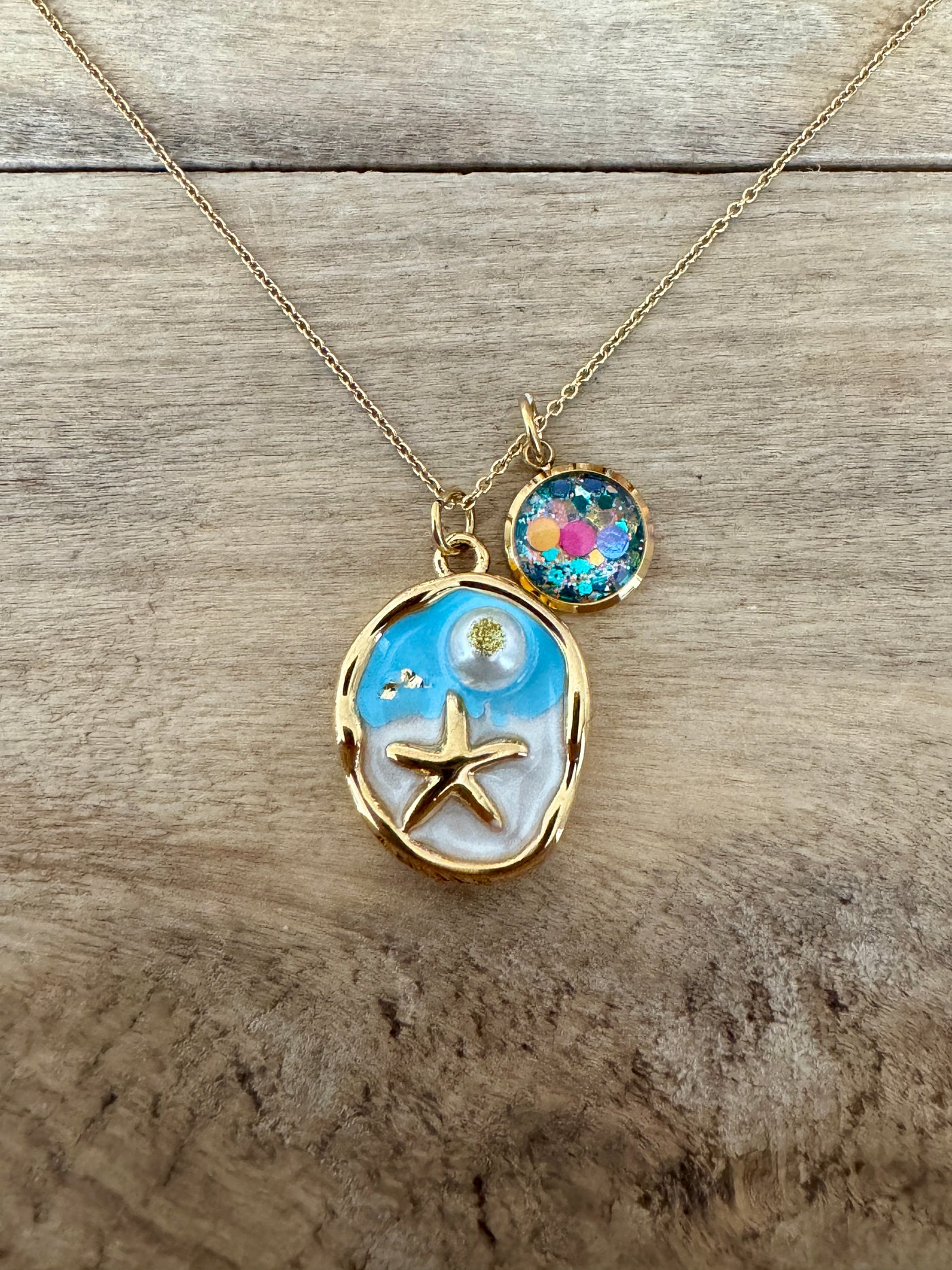 Collier doré néon Copa Cabana Kilos émotionnels