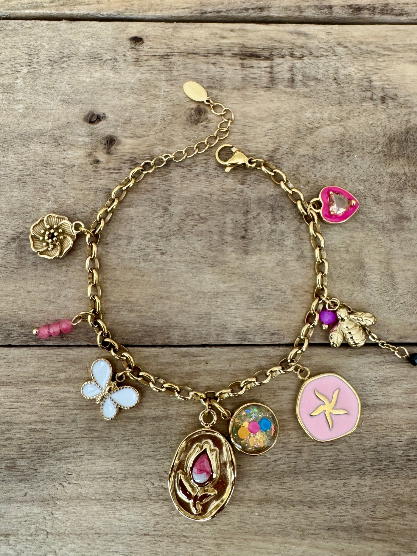 Bracelet doré Copa Cabana Sécurité relationnelle