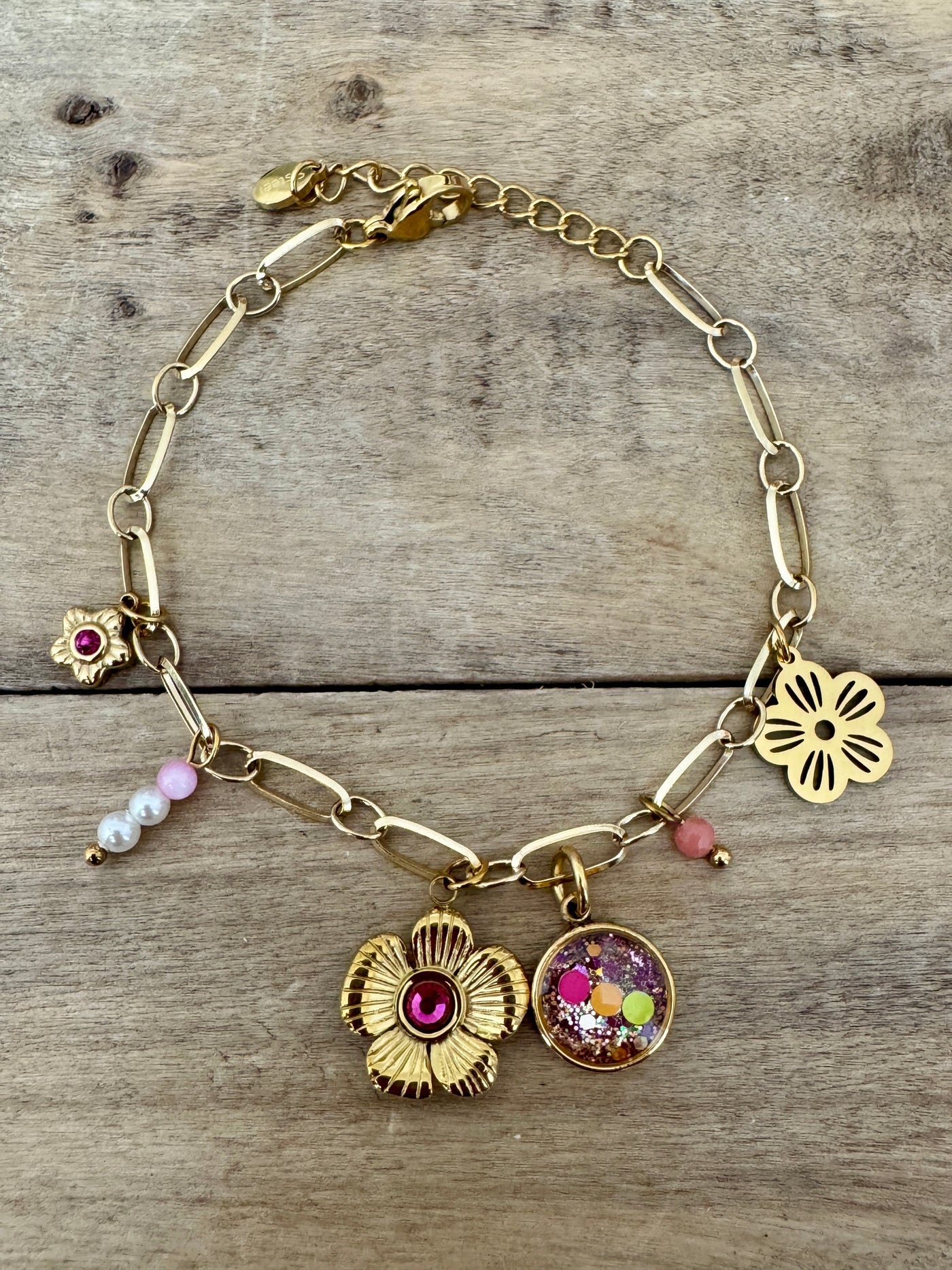 Bracelet doré Copa Cabana Lâcher prise