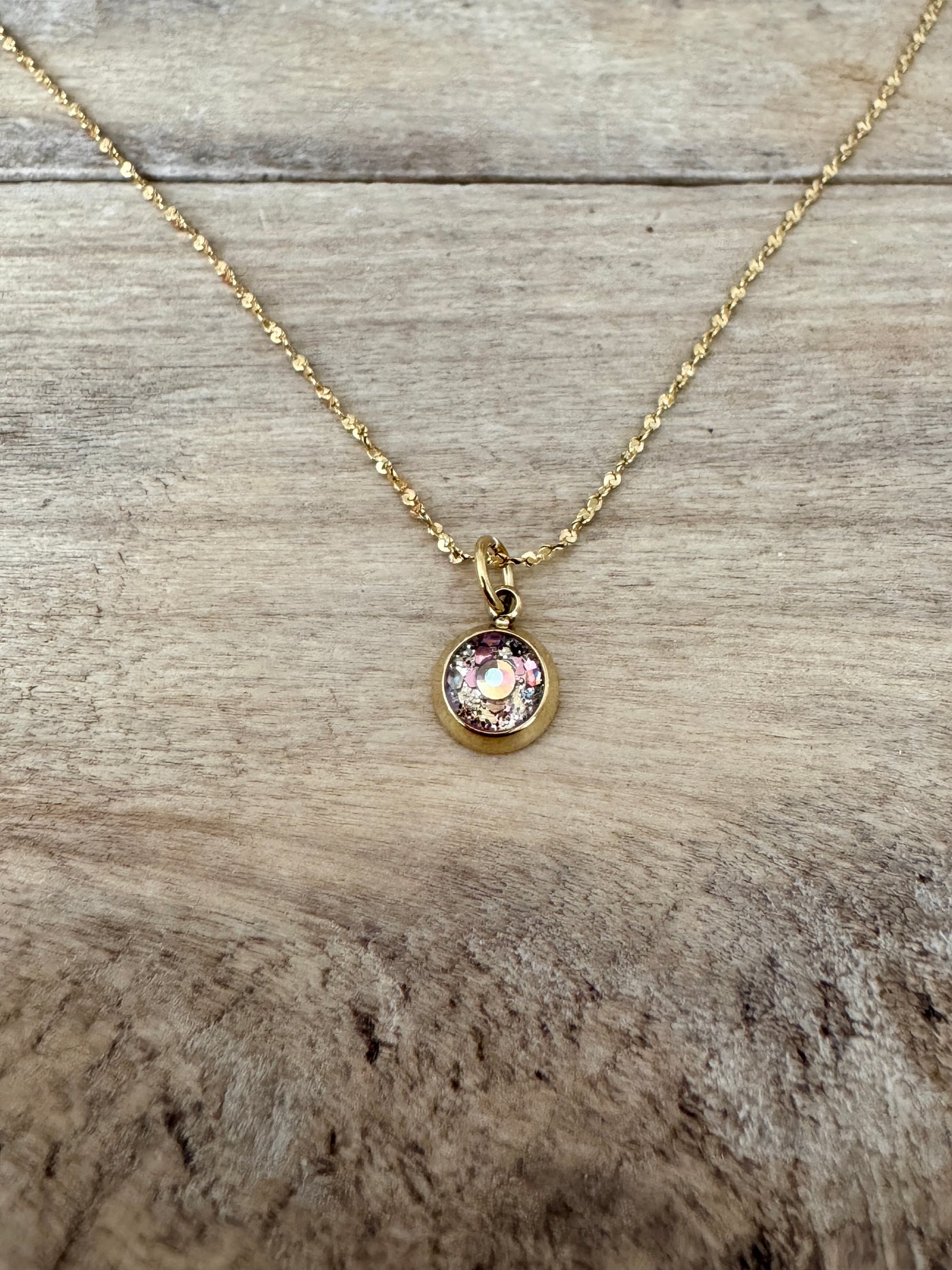 Collier simple doré Être soi