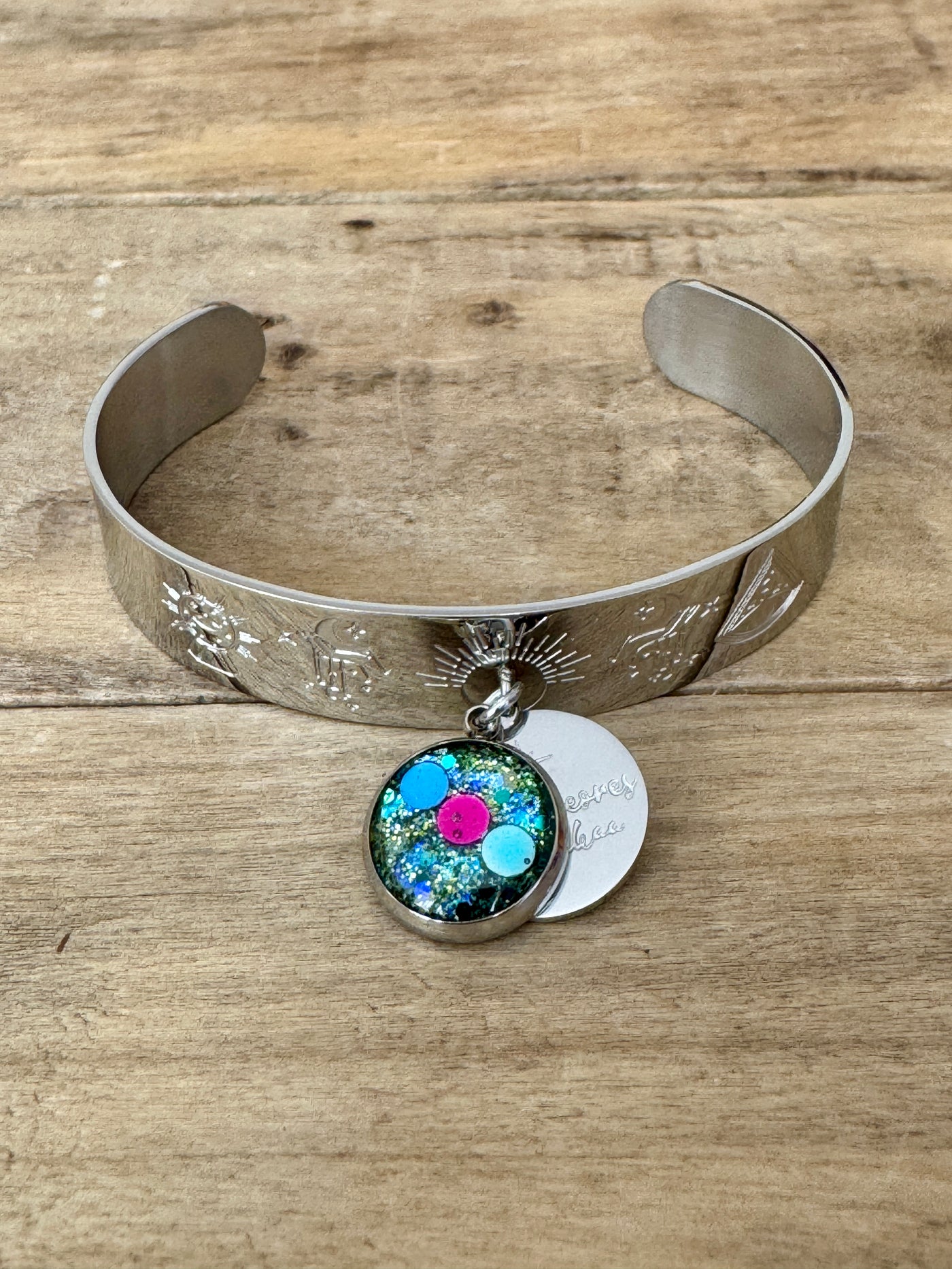 Bracelet argenté WIKKA Océan