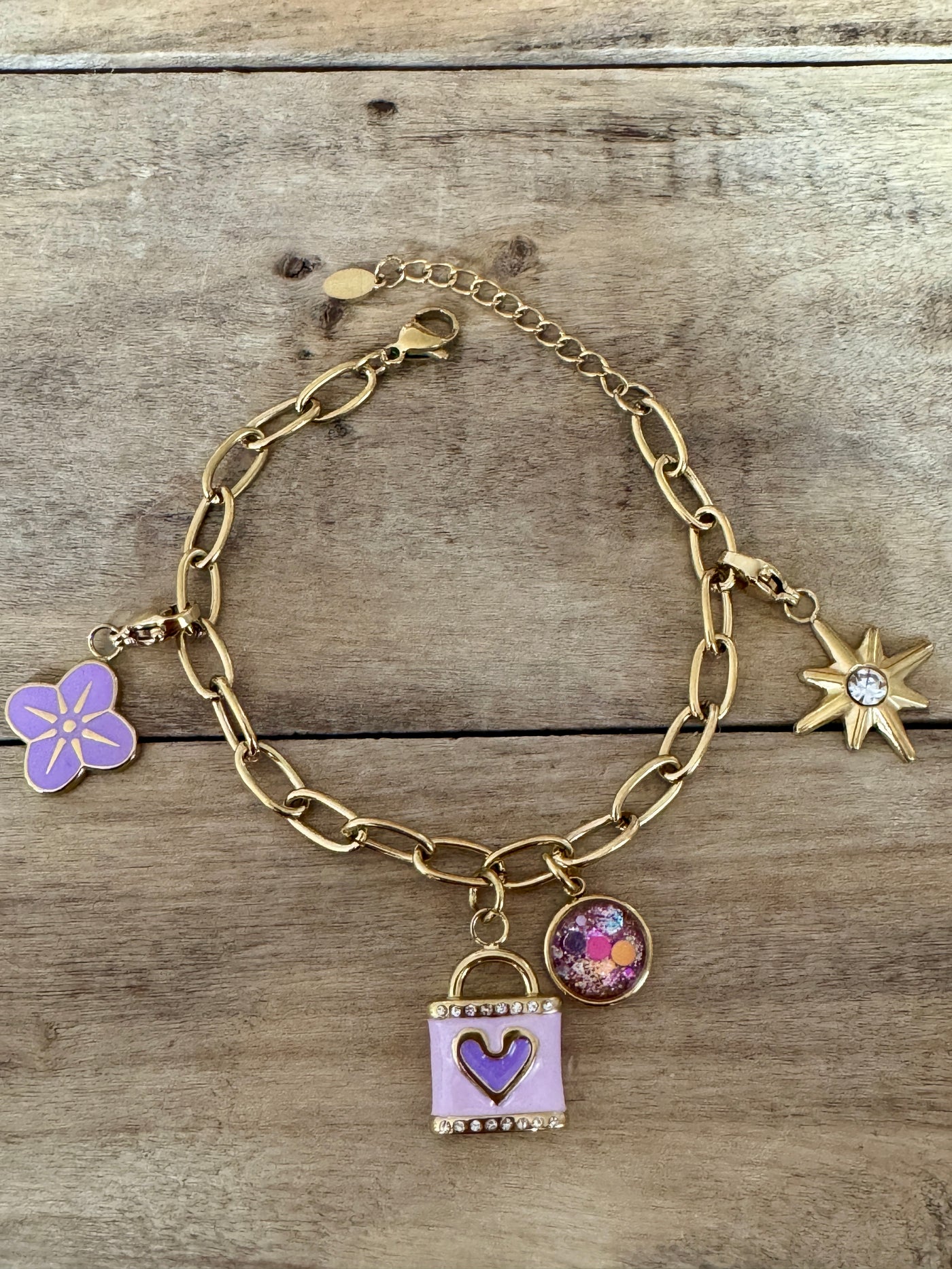 Bracelet doré néon AMALFI Apaisement des émotions