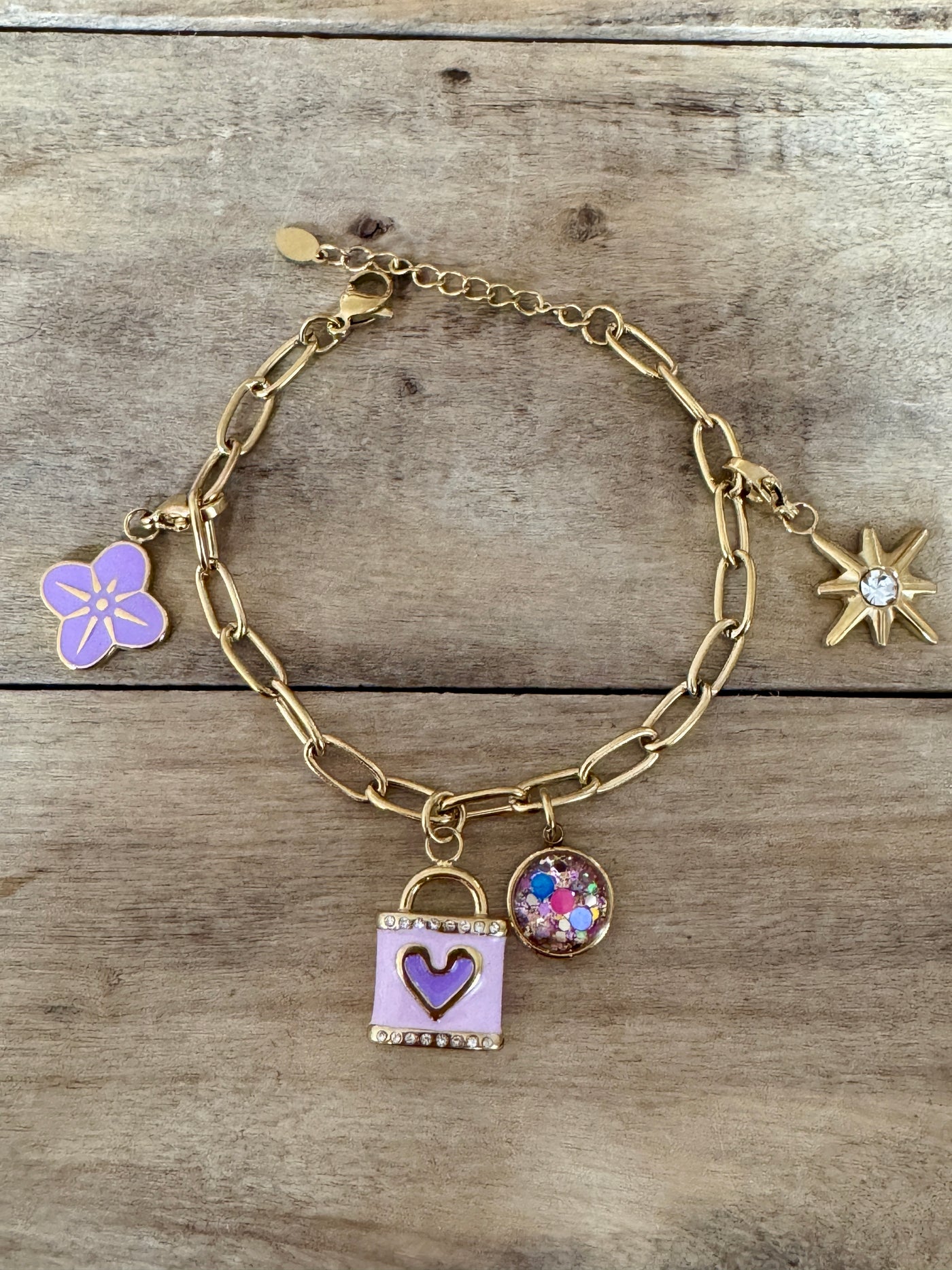 Bracelet doré néon AMALFI Abondance