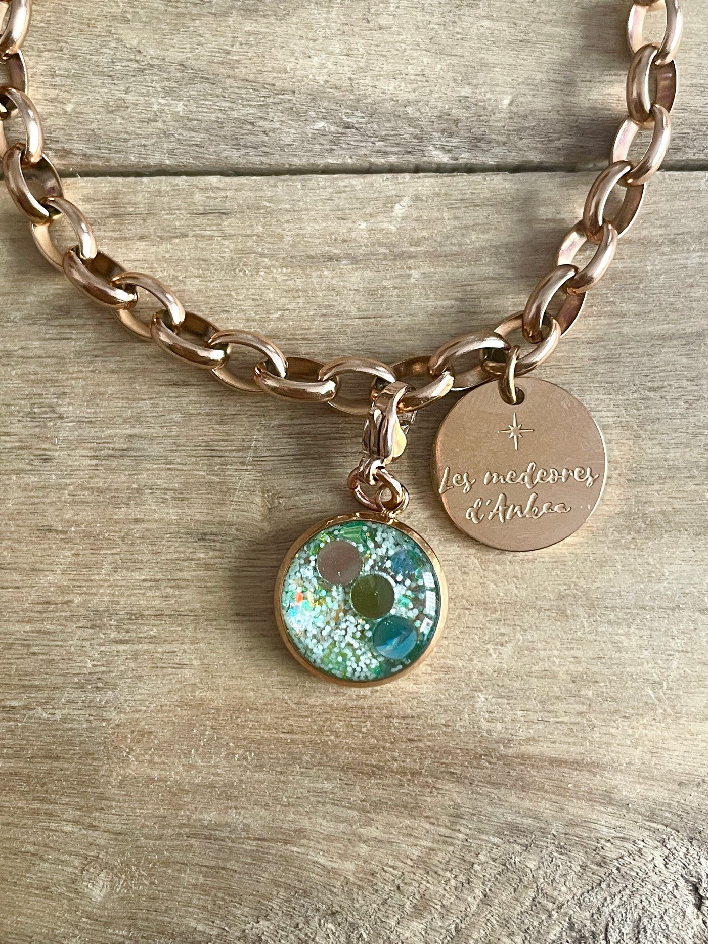 Medeore rose gold OCEAN charm (charm sold alone)