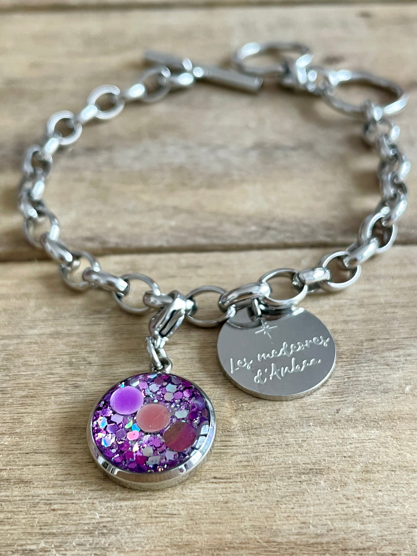 Letting go silver charm (charm sold alone)