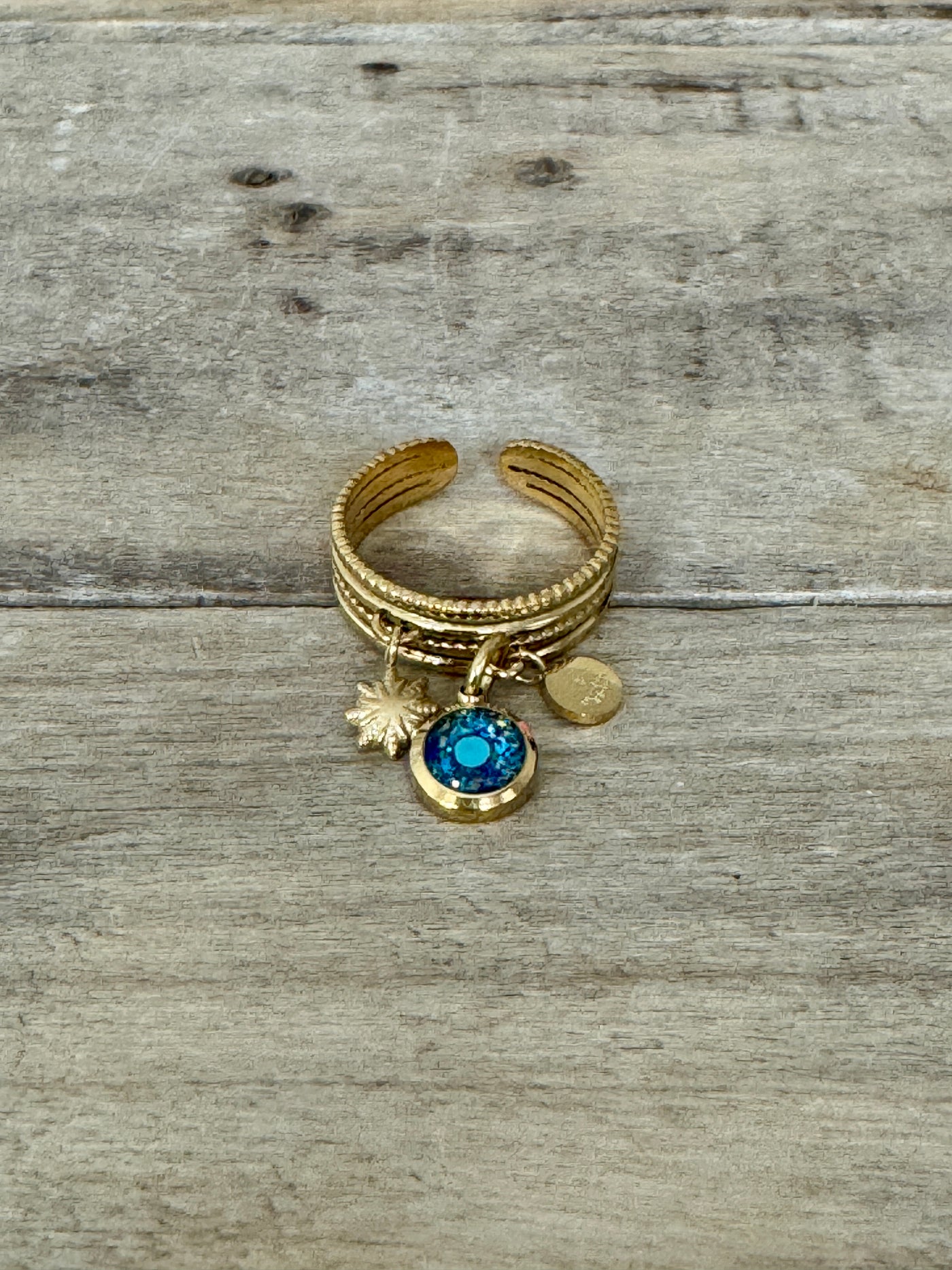 Bague dorée STELLA Kilos émotionnels