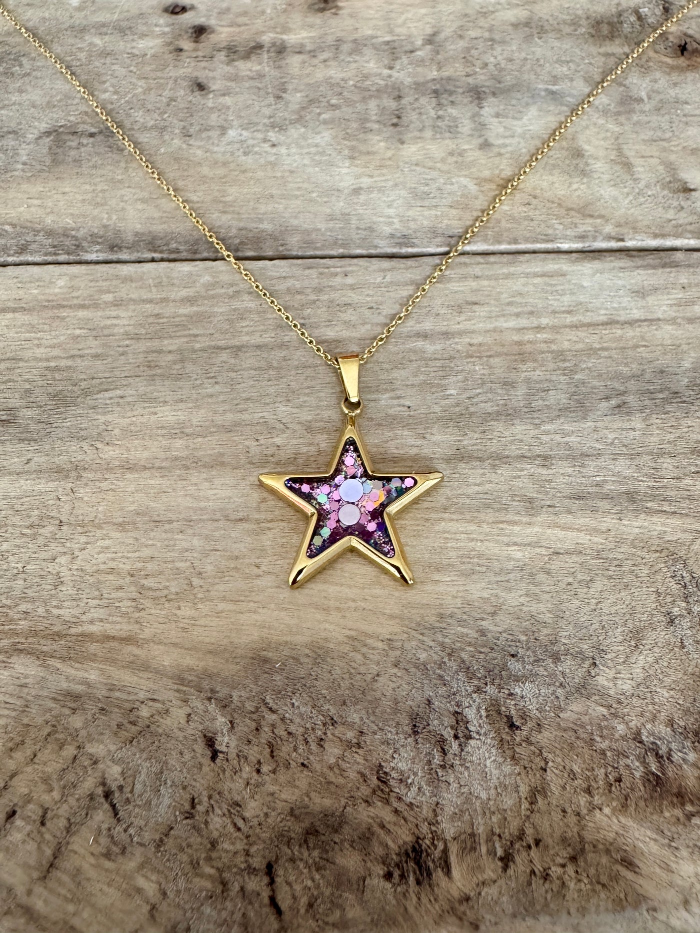 Collier doré enfant Etoile Hypersensibilité