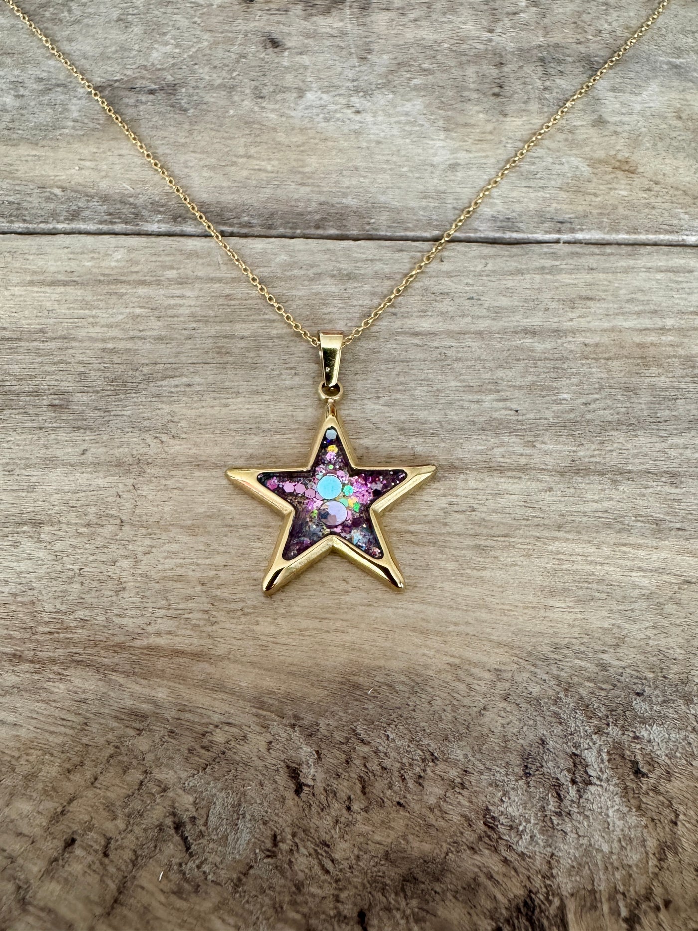 Collier doré enfant Etoile Choc émotionnel