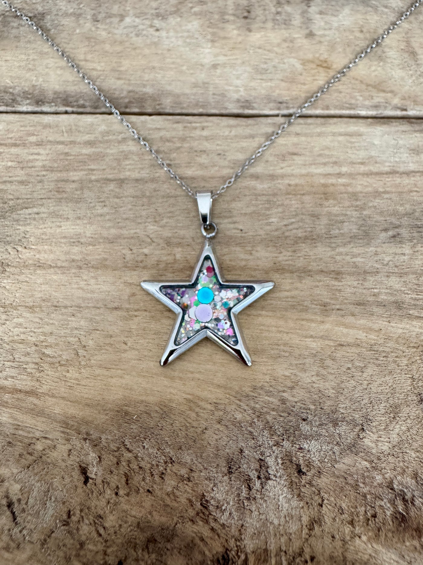 Collier argenté enfant Etoile Apaisement des émotions