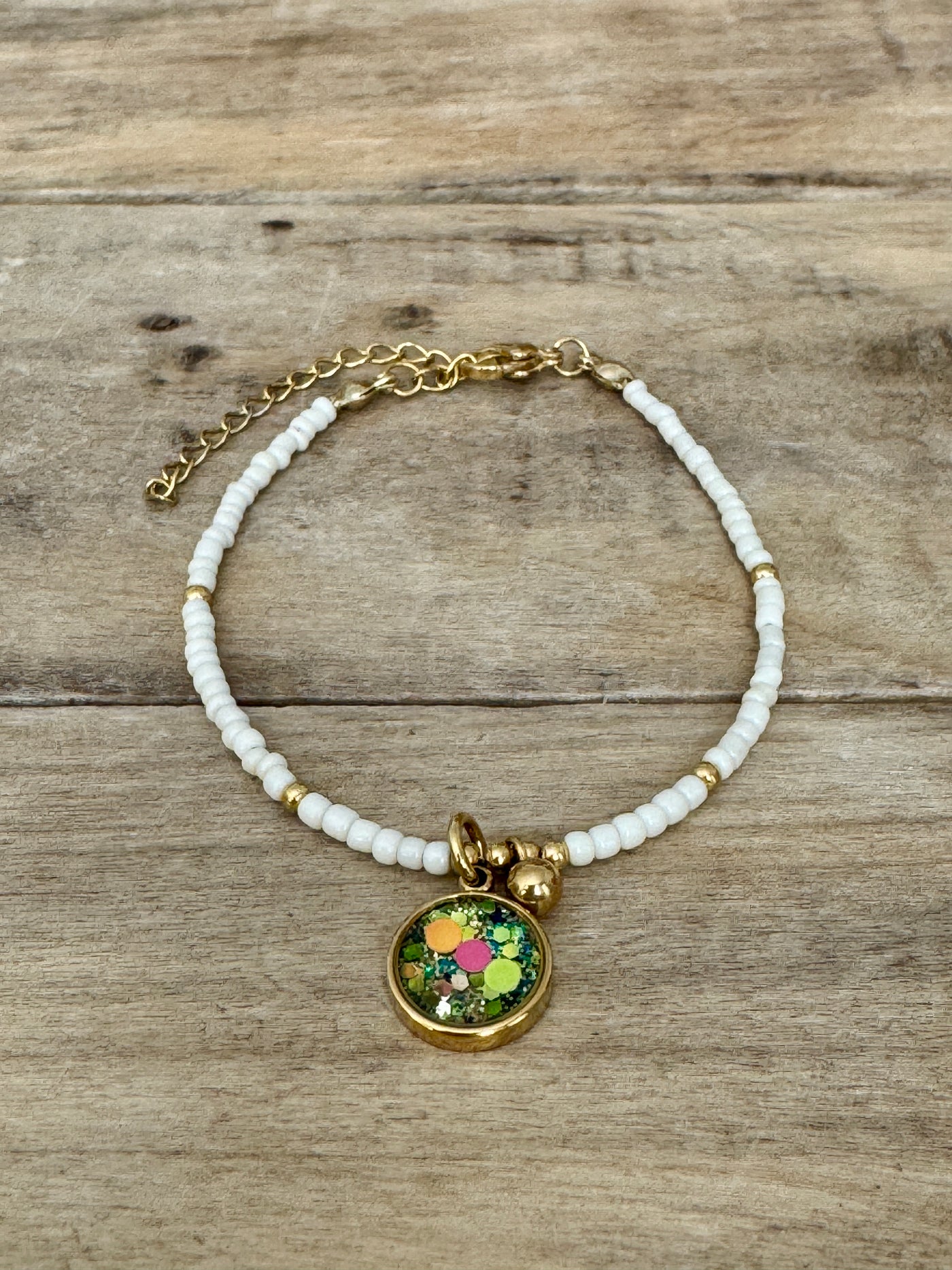 Bracelet doré Angoisses et peurs