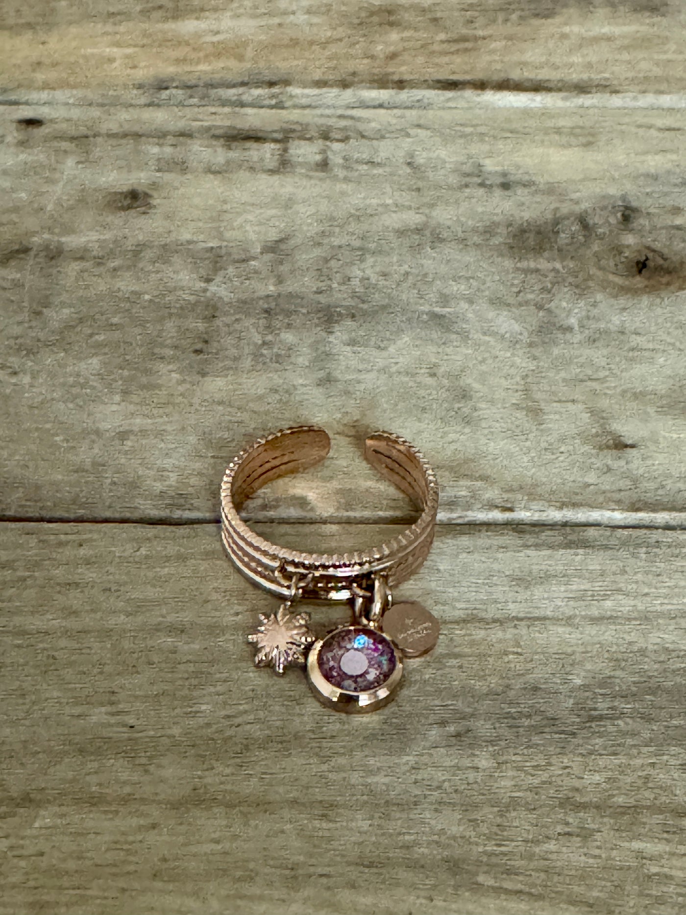 Bague or rose STELLA Relation au père