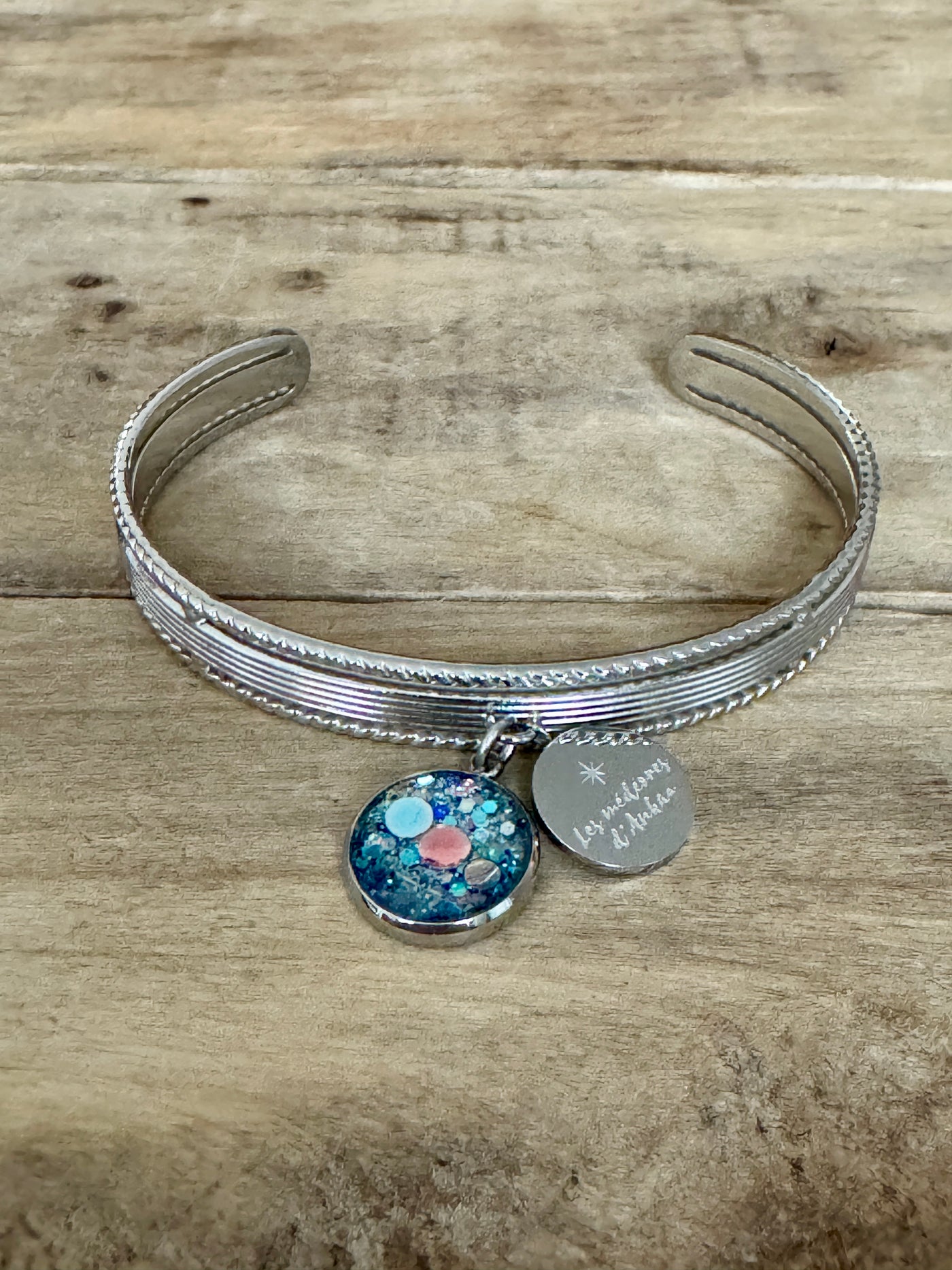 Bracelet argenté ALMA Relation au père
