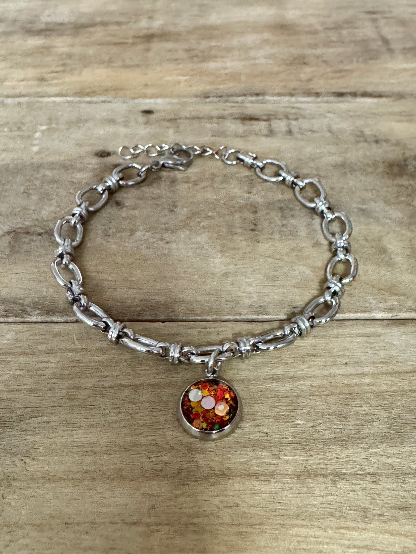 Bracelet argenté VIENNE Auto sabotage