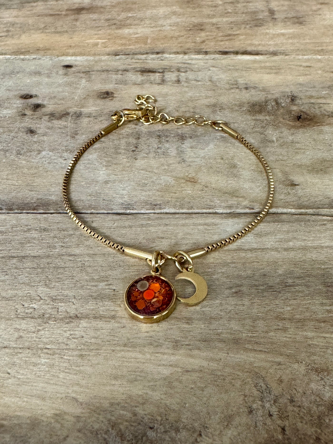 Bracelet doré HANOÏ PUMPKIN FALL Kilos émotionnels
