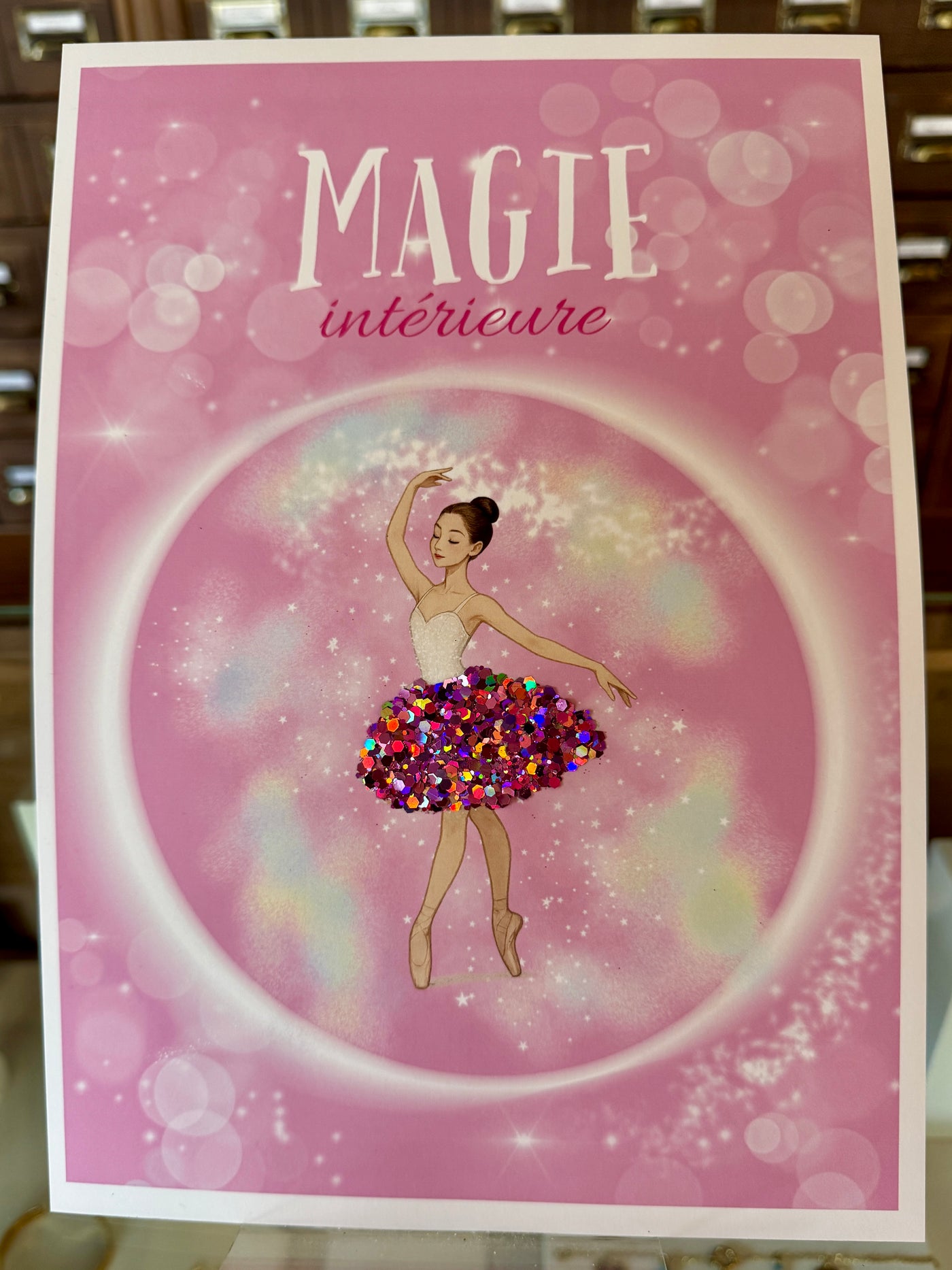AFFICHE Magie intérieure Bubble rose
