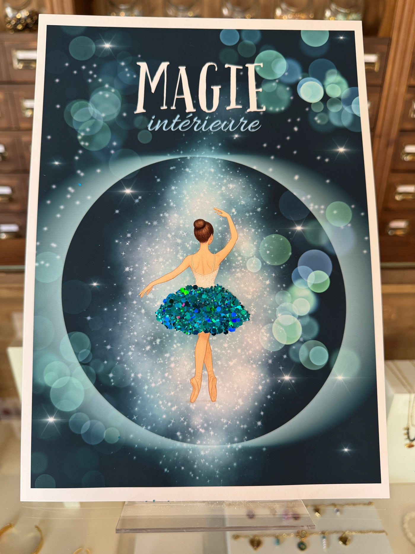 AFFICHE Magie intérieure Bubble blue