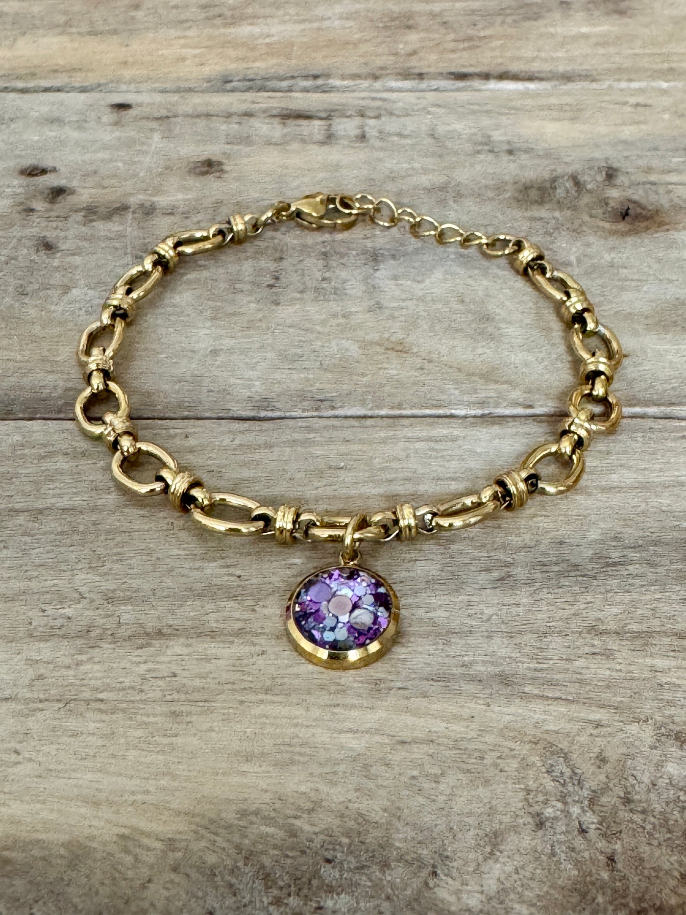 Bracelet doré VIENNE Nuit noire de l'âme