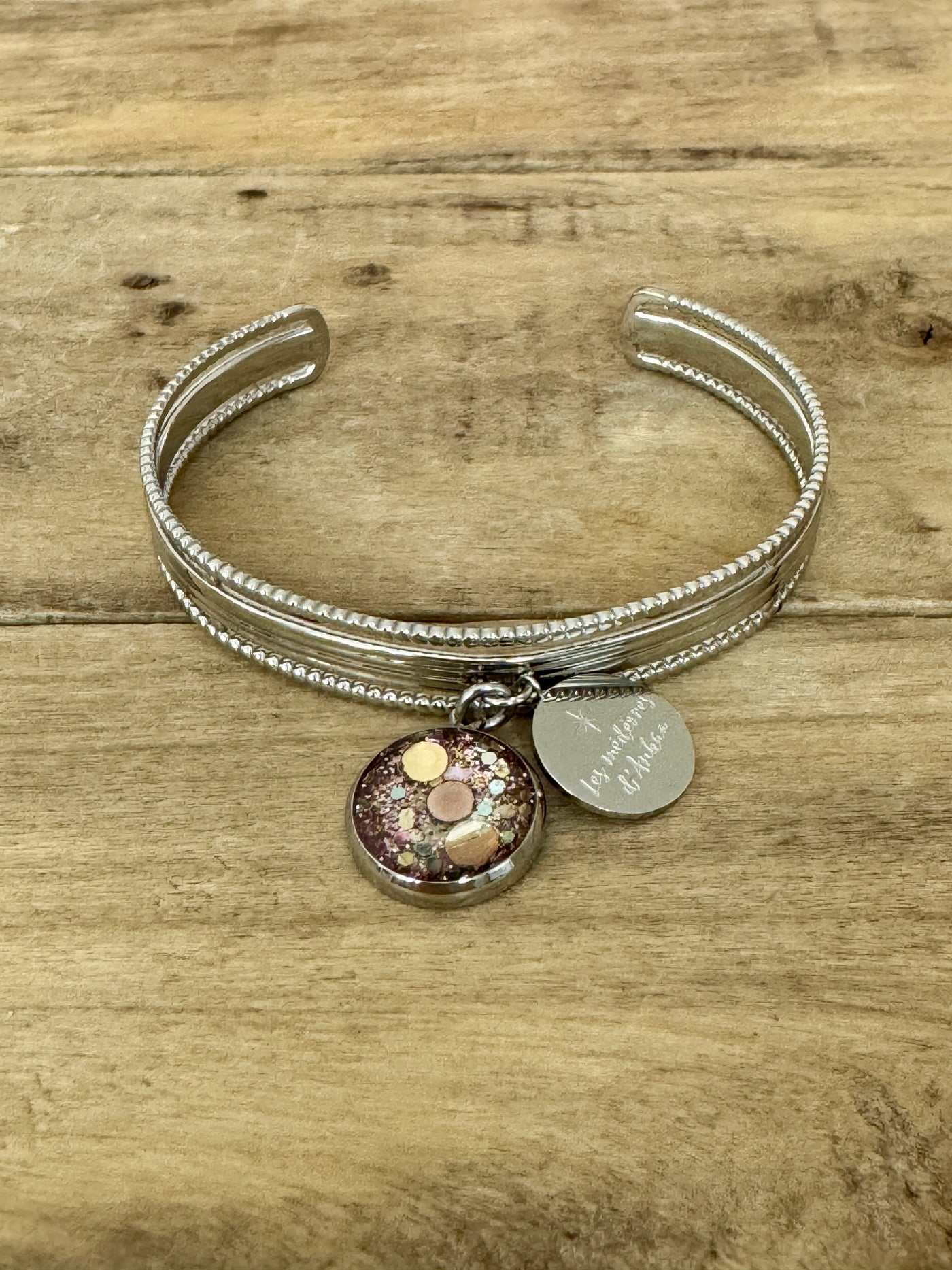Bracelet argenté ALMA Cut and leave