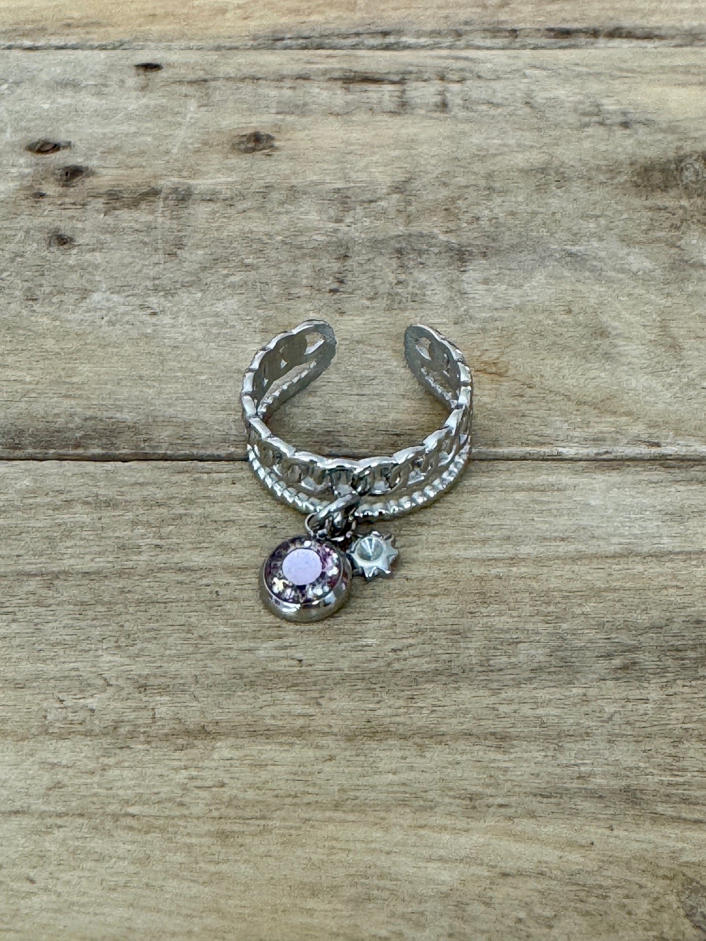 Bague argentée LOUNA Lignée familiale