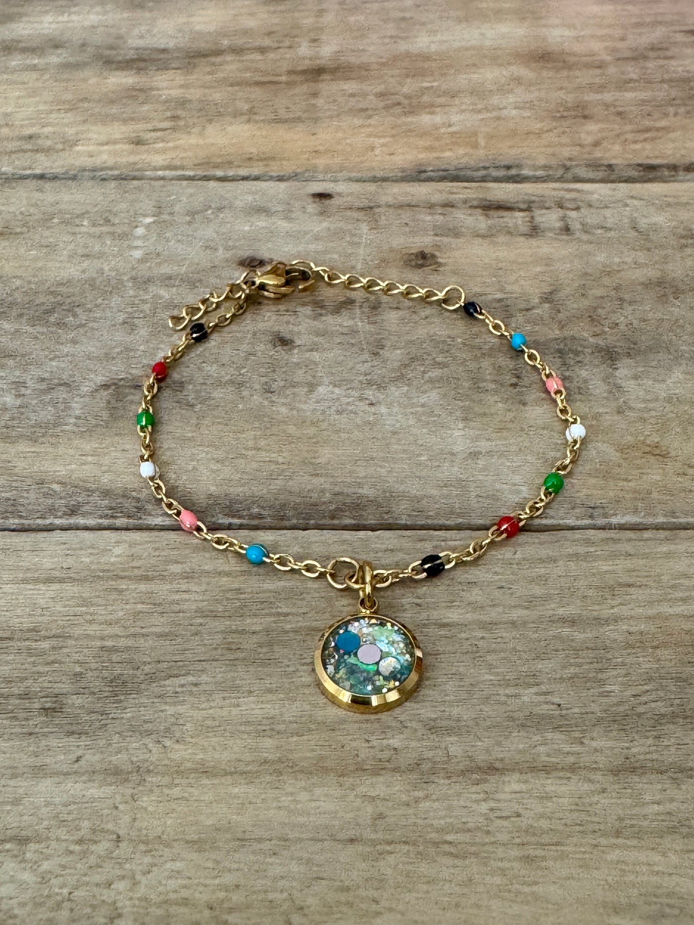Bracelet SANTA-FÉ doré ADO Chakra coeur
