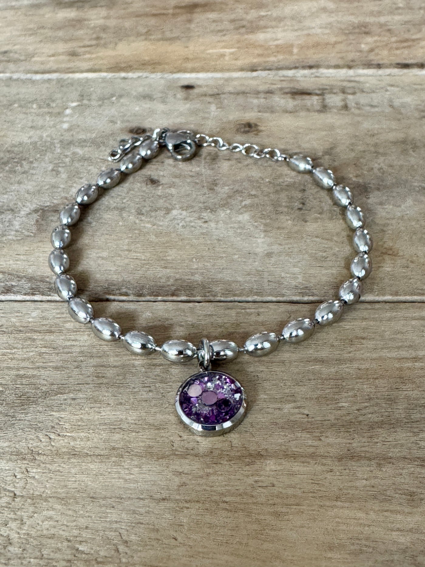 Bracelet argenté SIENNA Kilos émotionnels