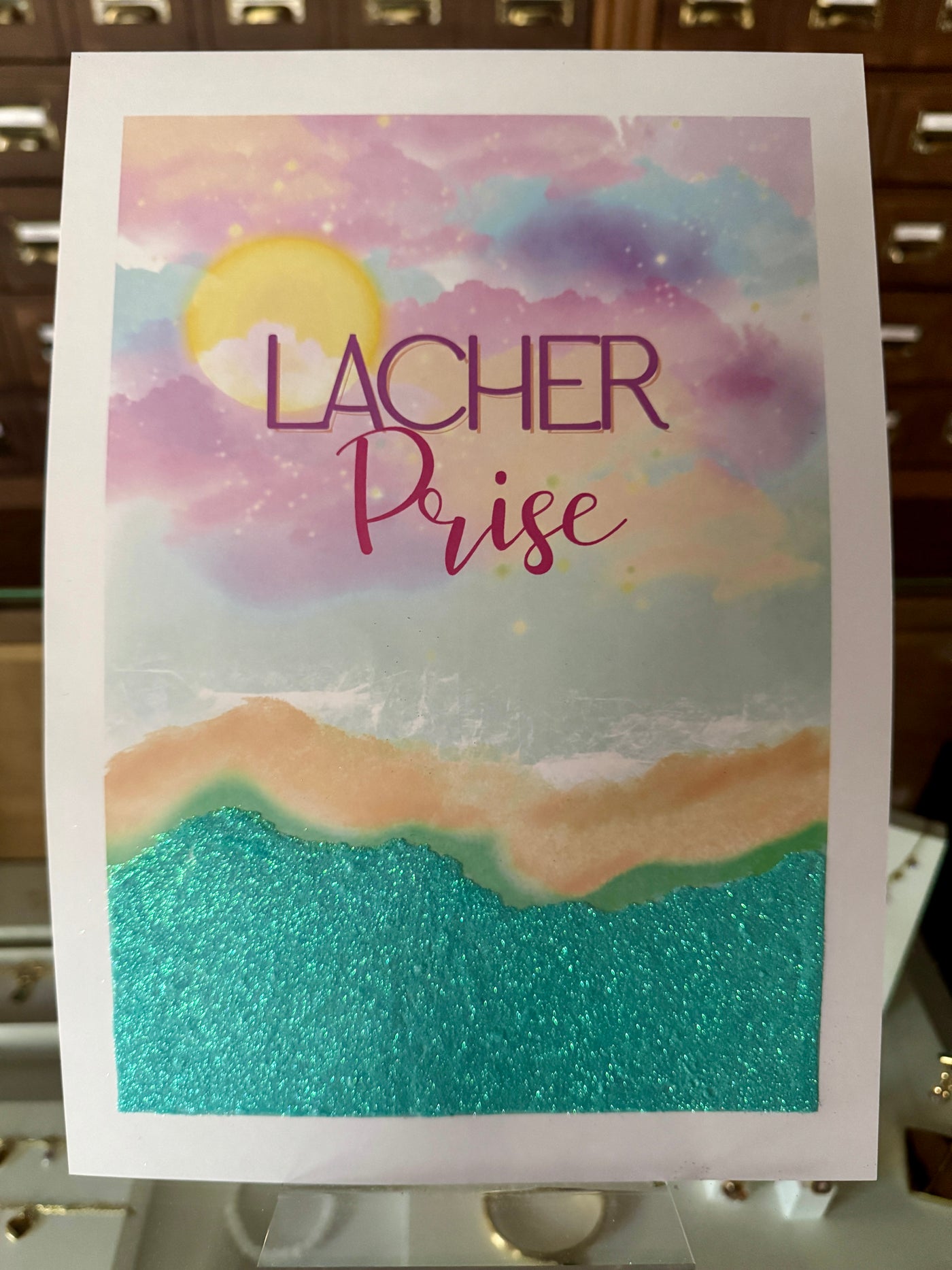 AFFICHE LÂCHER PRISE Océan