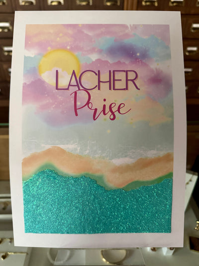 AFFICHE LÂCHER PRISE Océan