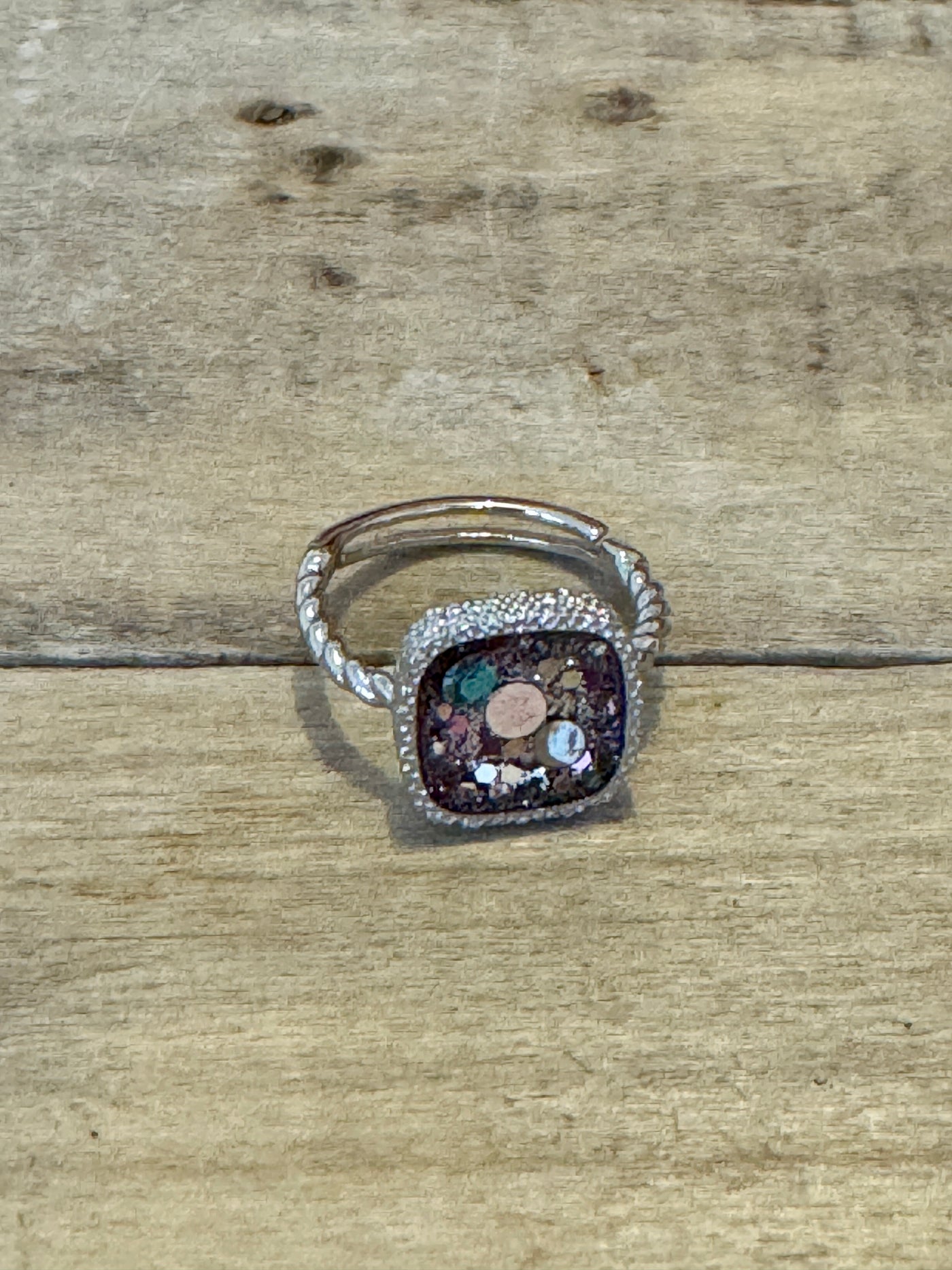 Bague argentée MONROE Enfant intérieur