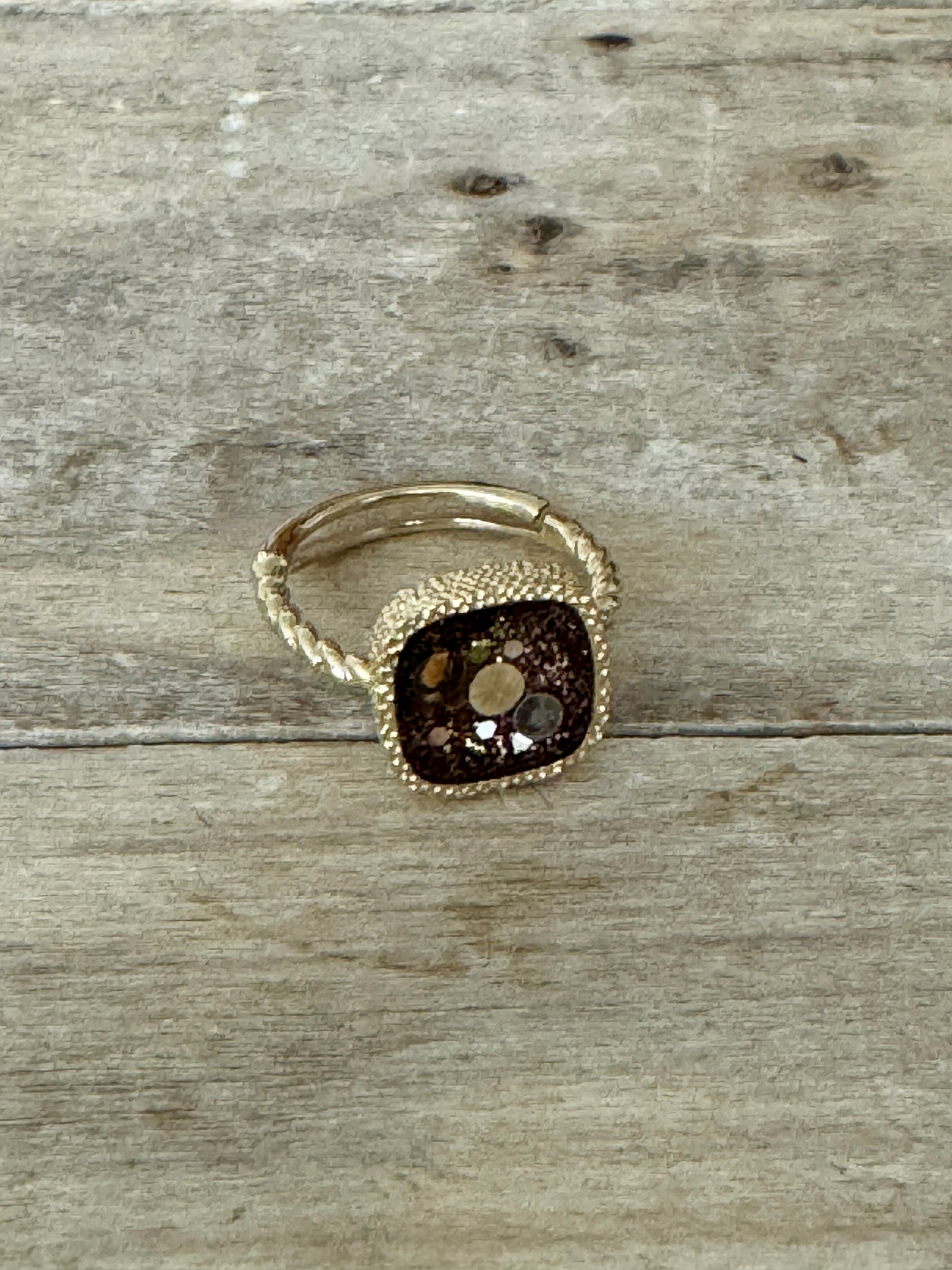 Bague dorée MONROE Ras le bol