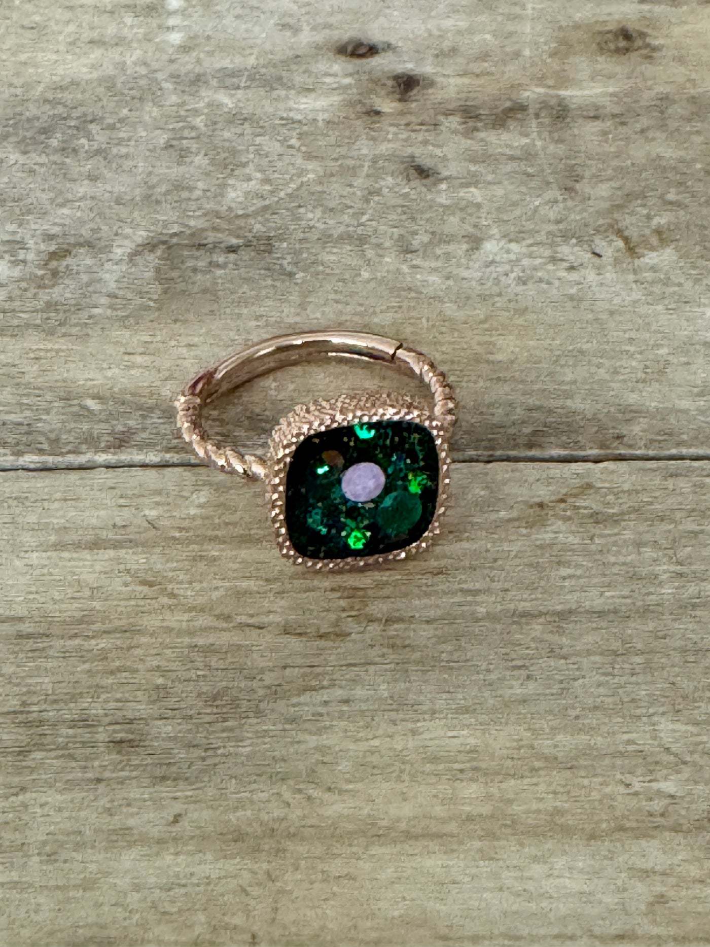 Bague or rose MONROE Vies antérieures