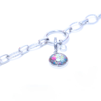 Charm Cristal argenté Féminin sacré (vendu sans bracelet)