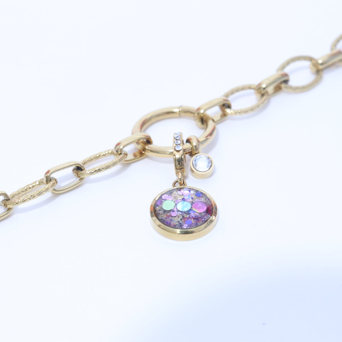 Charm Cristal doré Abondance (vendu sans bracelet)