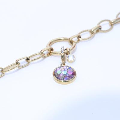 Charm Cristal doré Abondance (vendu sans bracelet)