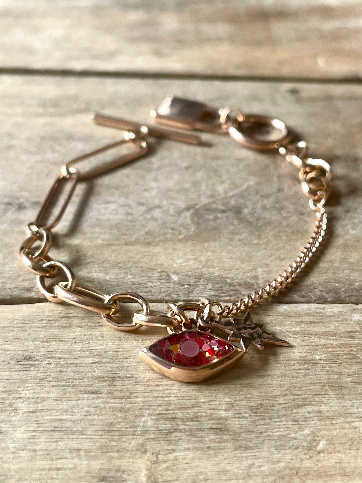 UNLOCK rose gold bracelet (for small wrists 12-14cm)